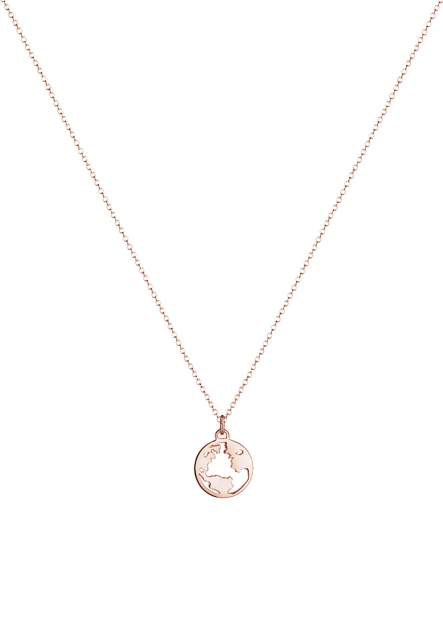 Elli Kette mit Anhänger »Halskette mit Anhänger Weltkugel Travel 925 Silber«