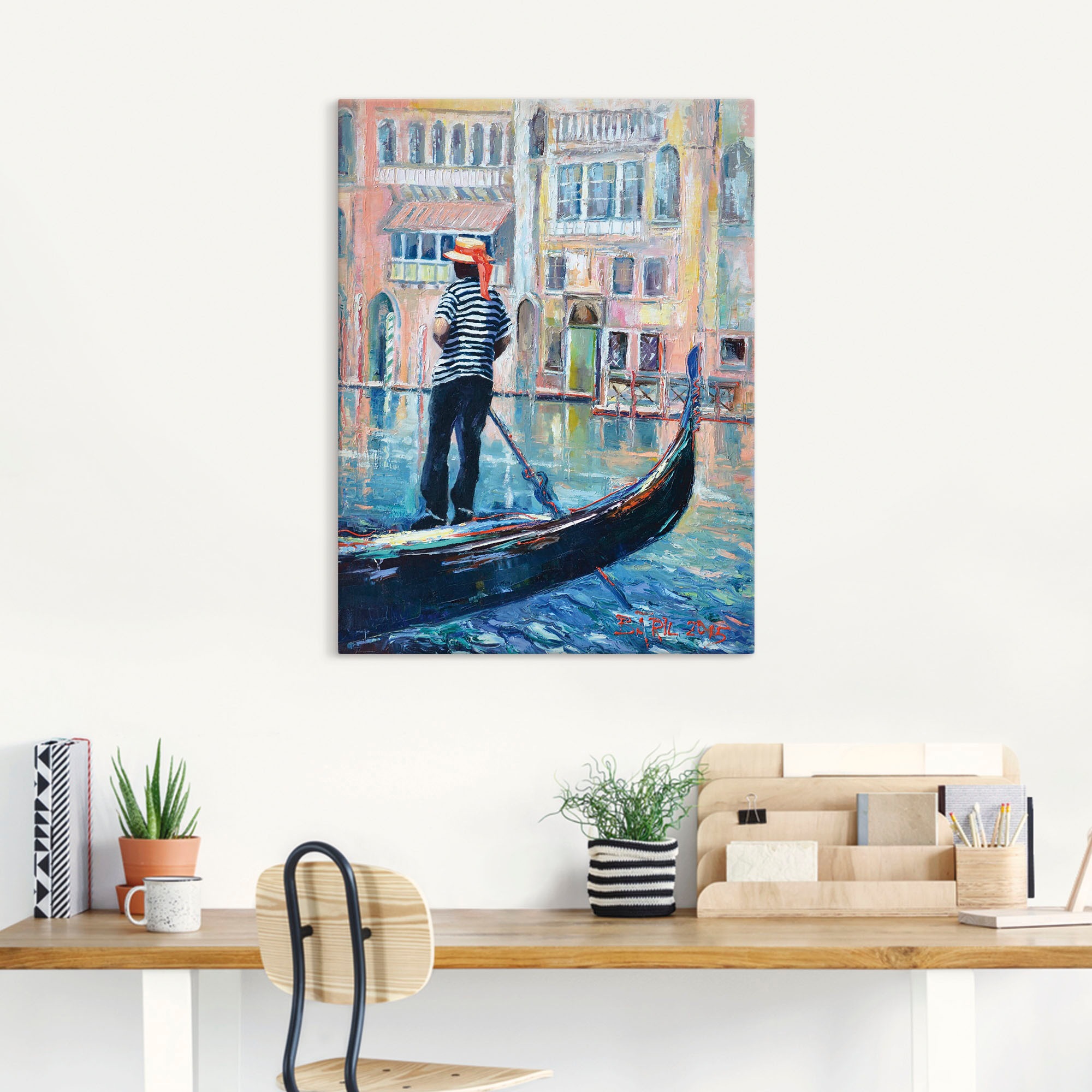 Artland Wandbild »Italienische Erinnerungen II«, Bilder von Booten & Schiffen, (1 St.), als Alubild, Leinwandbild, Wandaufkleber oder Poster in versch. Größen