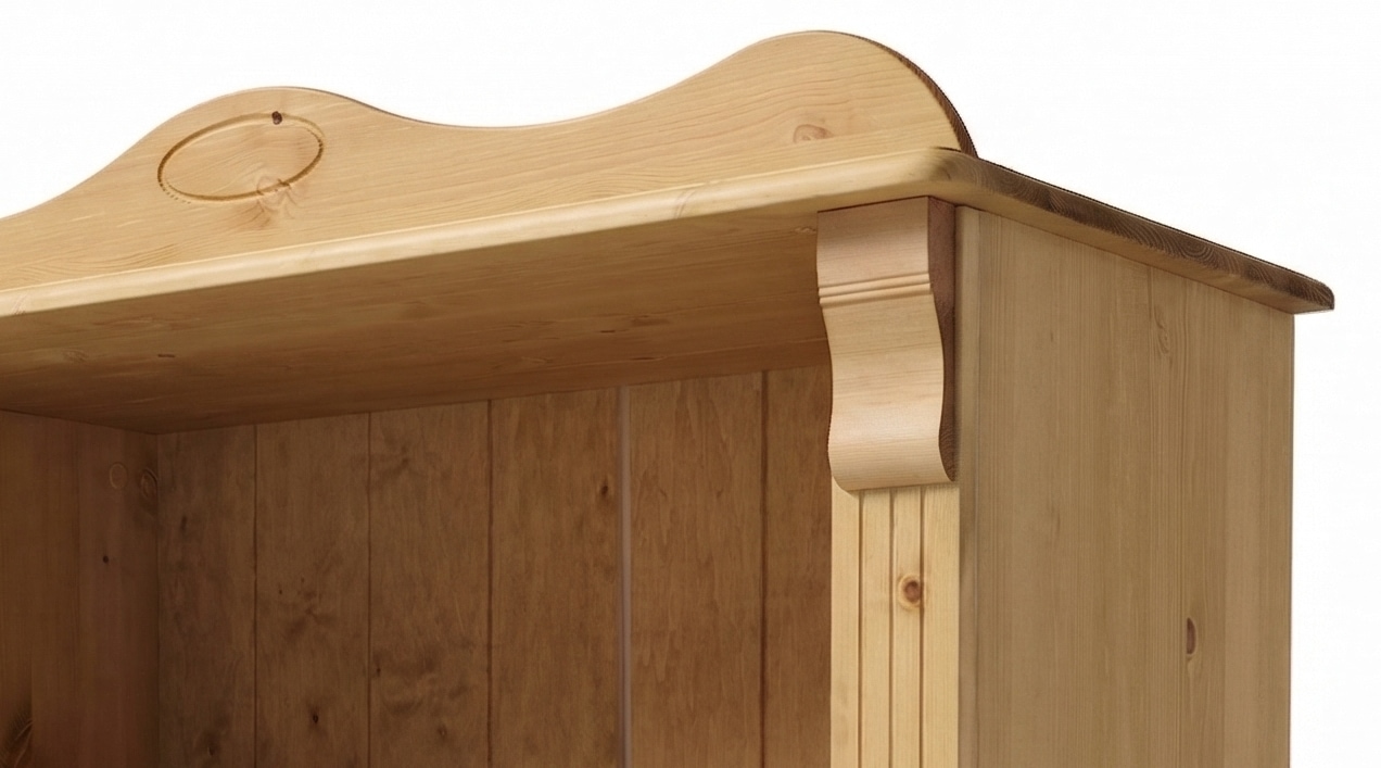 OTTO home Bücherregal »Adele, Standregal, Regal« B/T/H:,  aus massiver Kiefer, Breite 92 cm, mit 2 Schubladen, FSC®