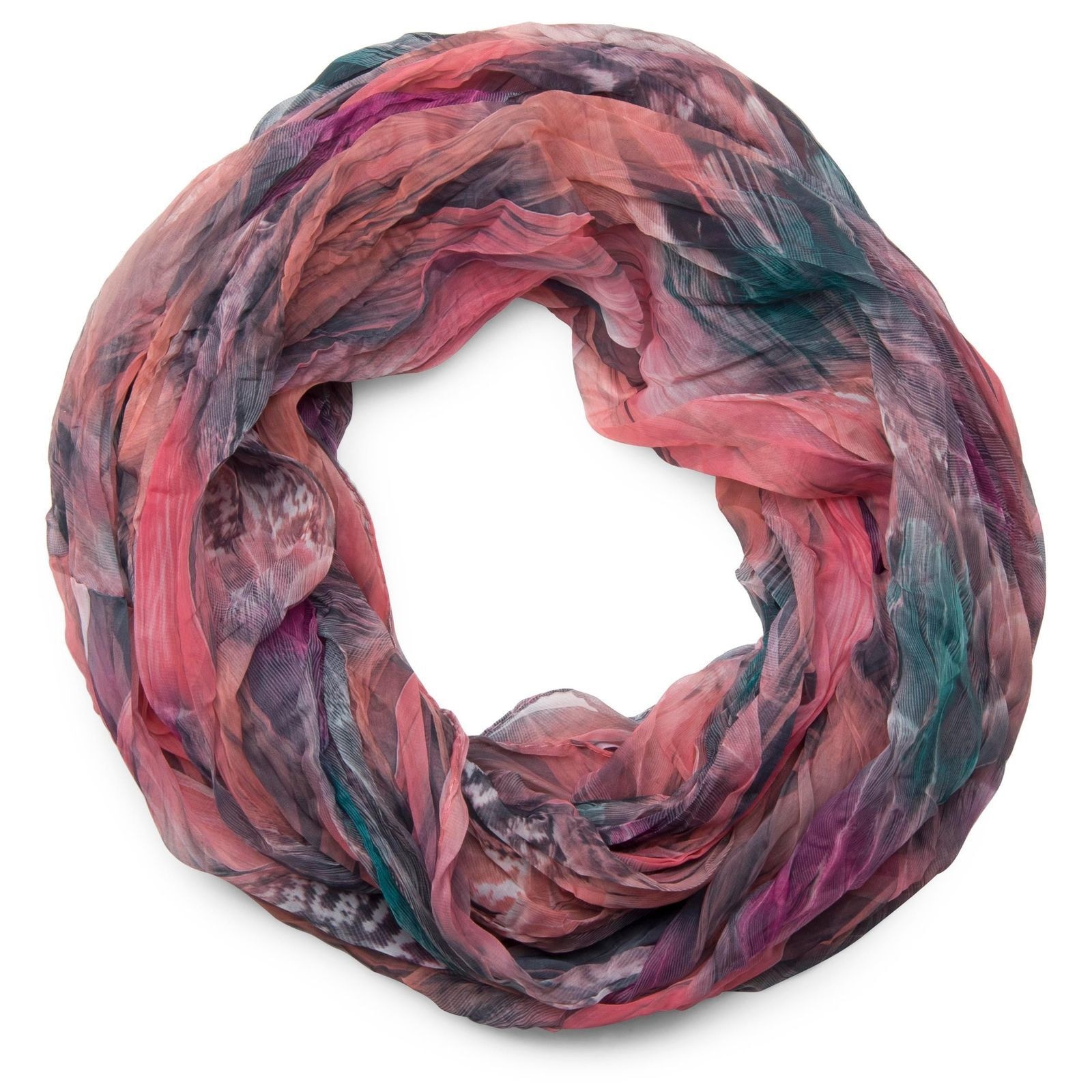styleBREAKER Loop »Loop mit Feder Muster« 1 Stk.