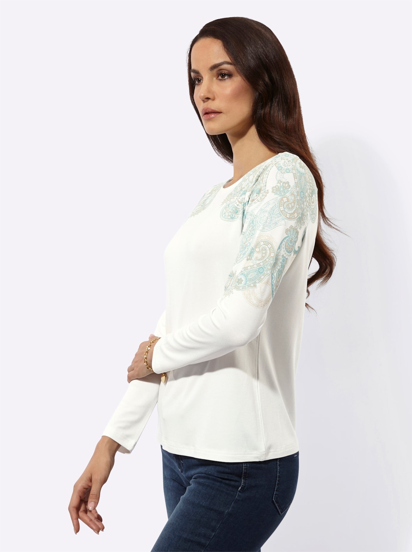 creation L Langarmshirt »Druck-Shirt« 1