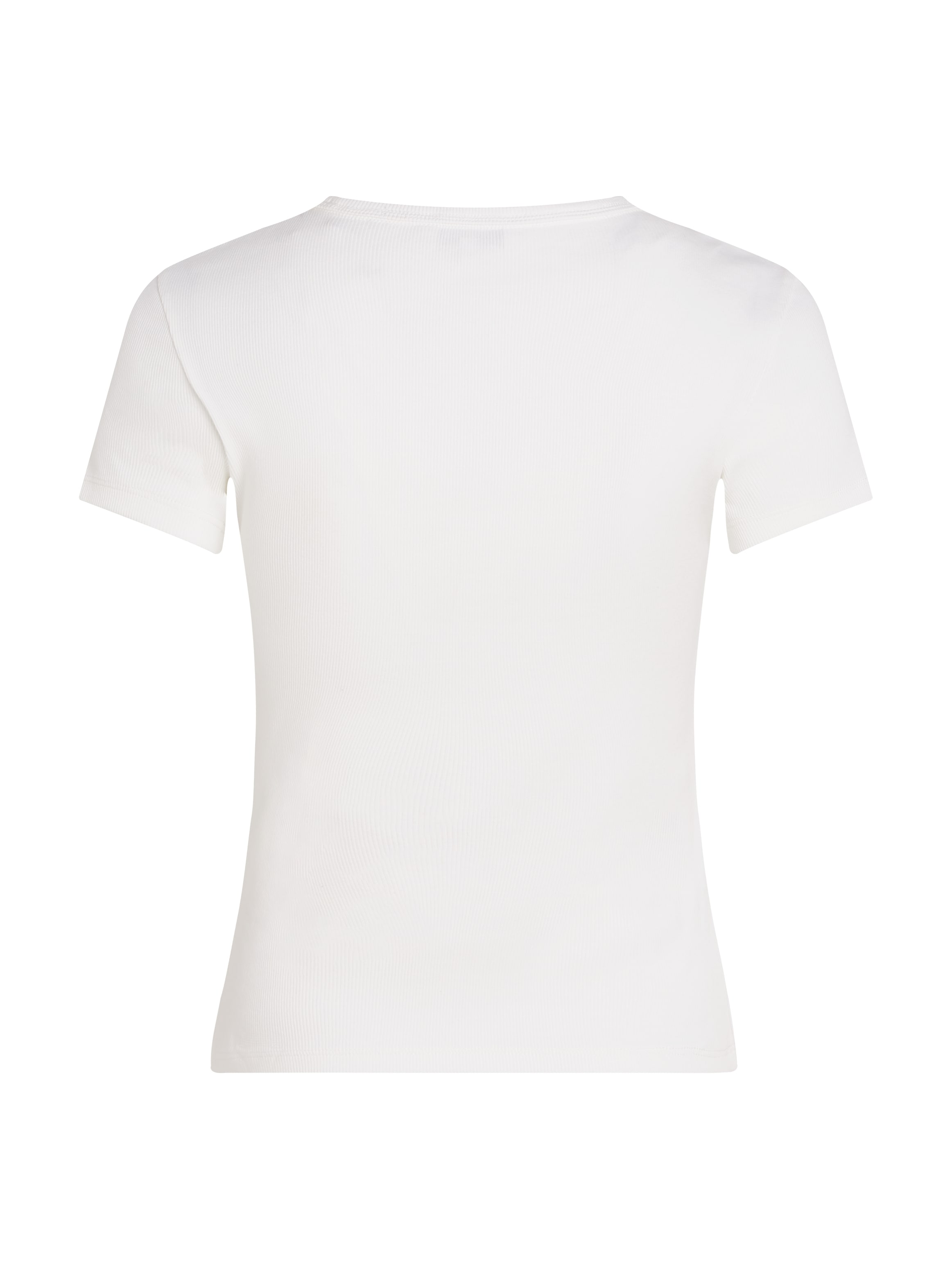 Tommy Jeans T-Shirt »TJW 2PACK SLIM ESSENTIAL RIB SS«, (Packung, 3 tlg., 2er-Pack), mit Logostickerei