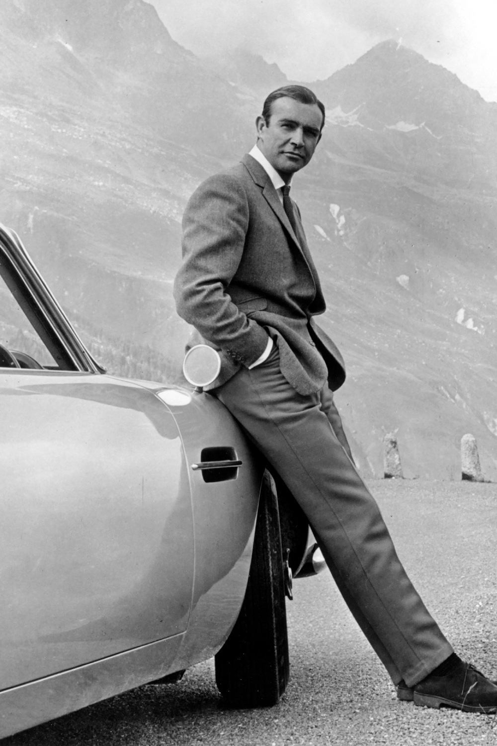 queence Acrylglasbild »Sean Connery«, Schwarz-Weiß-Mann-Stars-Auto-Foto-Film-Filmfiguren-Filmszene, Fine Art-Print in Galeriequalität