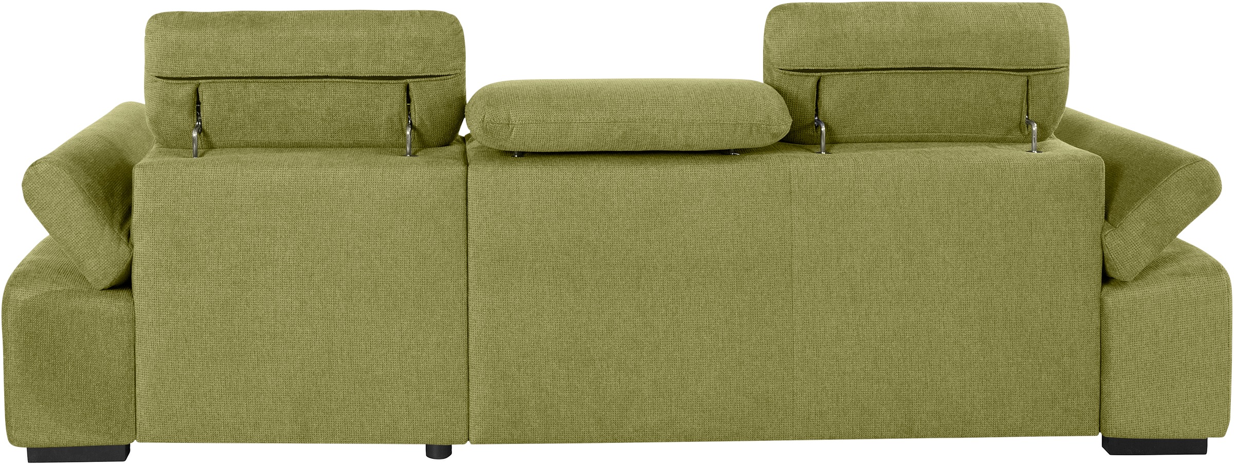 COTTA Ecksofa »Lola L-Form mit Kopfteilfunktion & Hocker«, (Set, mit Hocker), wahlweise mit Bettfunktion, Bettkasten & Armteilverstellung