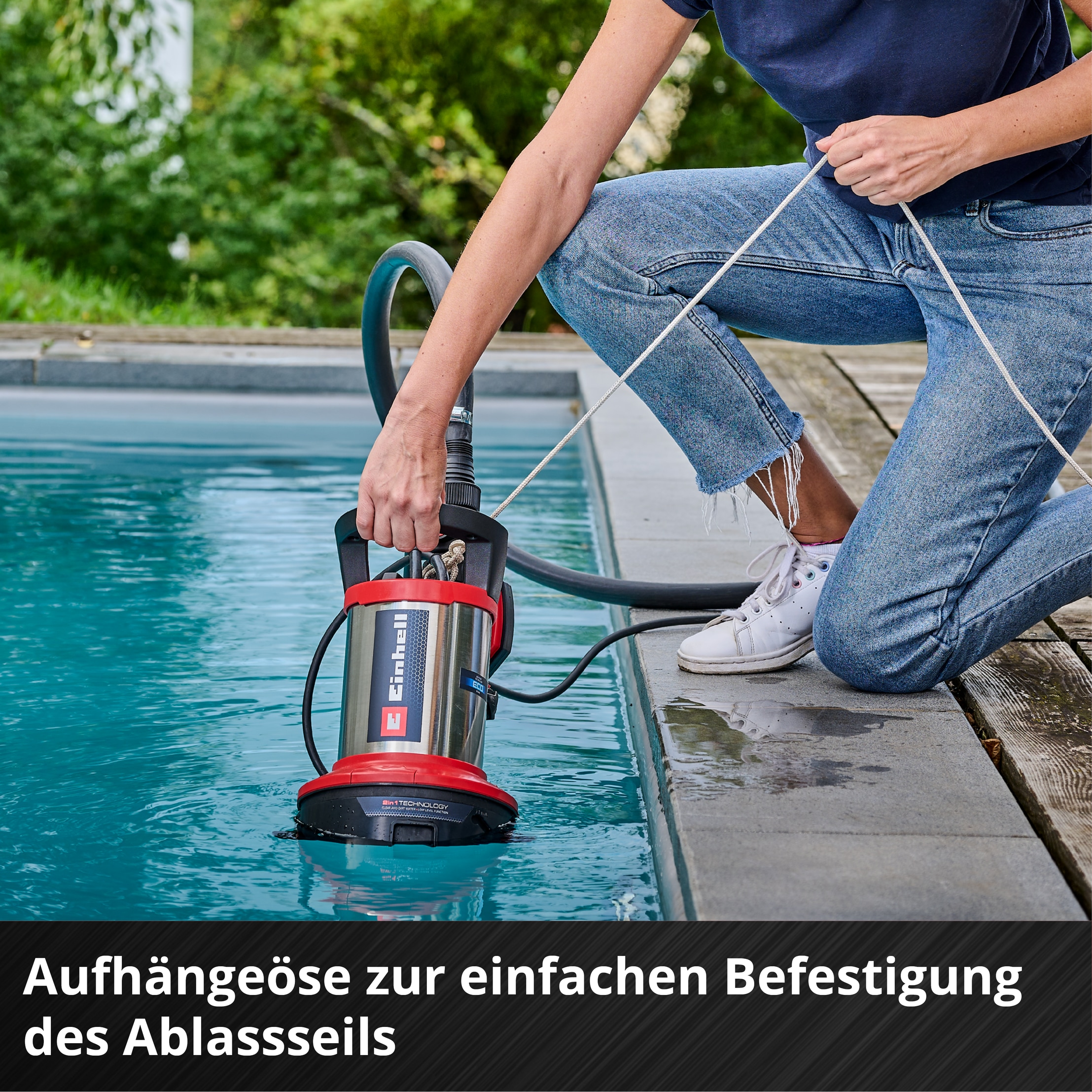 Einhell Schmutzwasserpumpe »Einhell Flutset GE-DP 7535 N LL ECO«