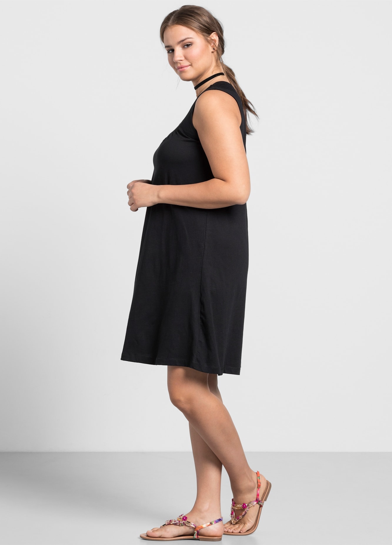 Sheego Jerseykleid »Jerseykleid«