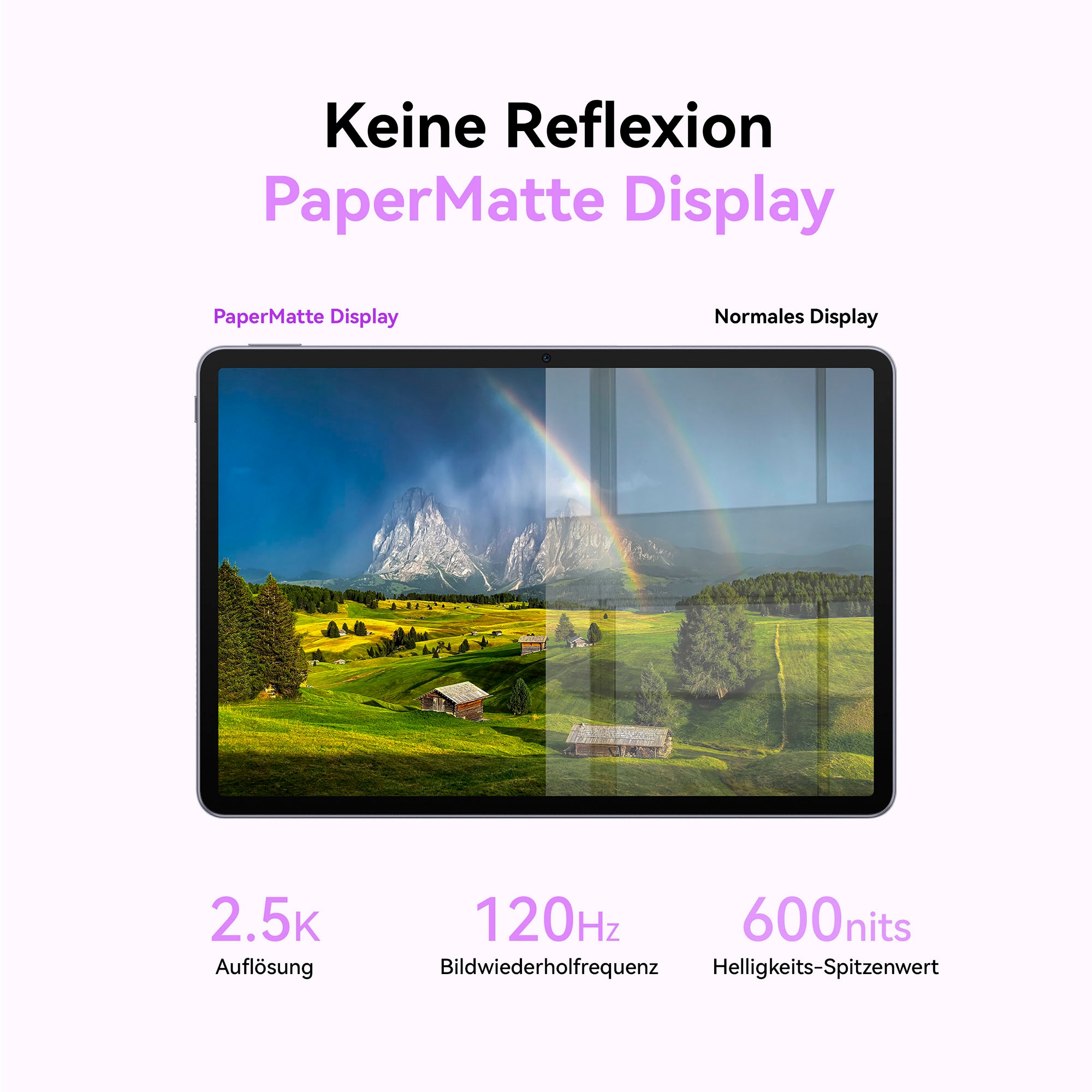 Huawei Tablet »MatePad 11.5 (8+256 GB)«, (29,20 cm / 11,5 Zoll), HarmonyOS, 2.5K, PaperMatte Display, Personalisierte Notizen, 10.100 mAh Akku)