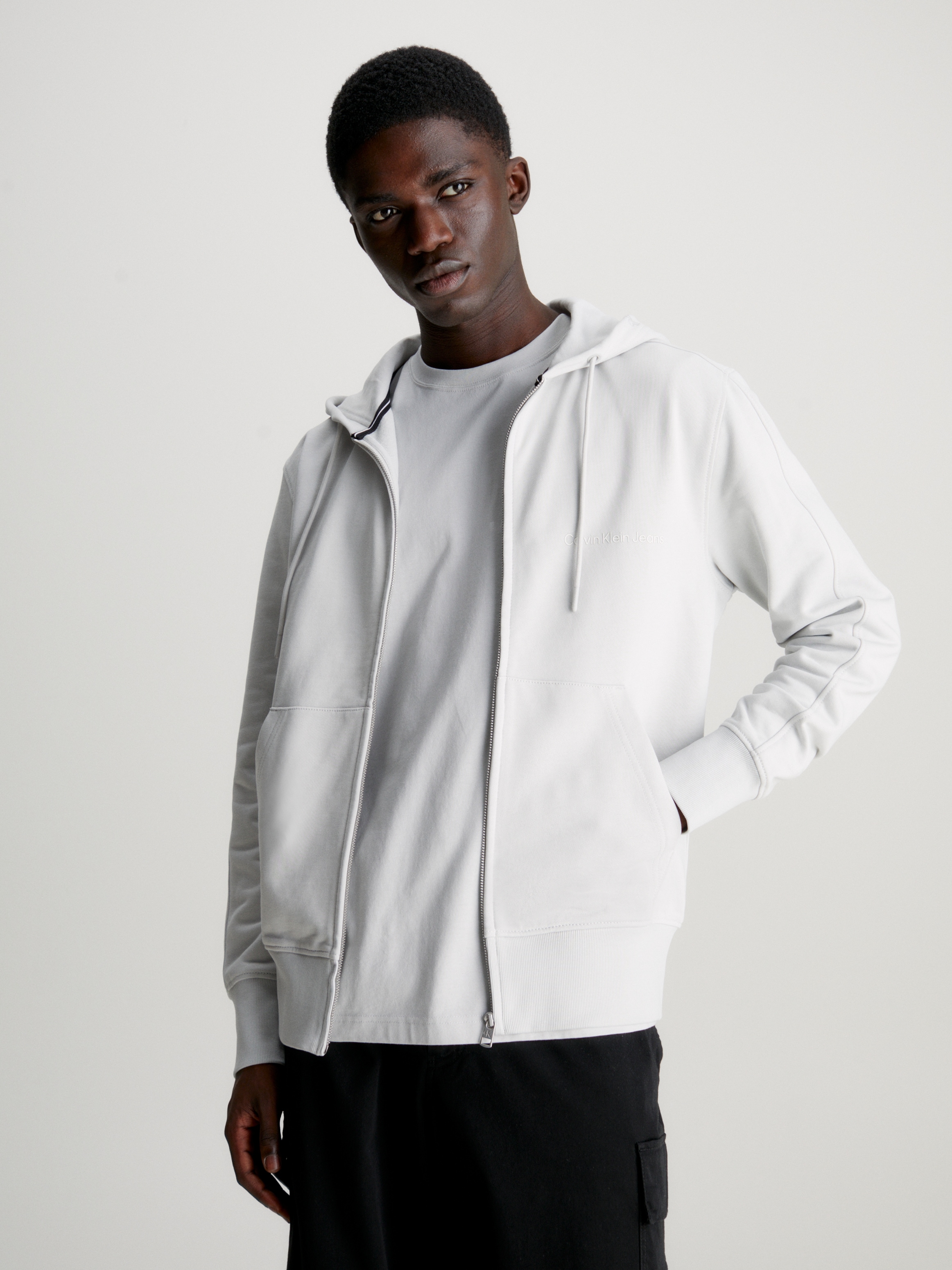 Sweatjacke »INSTITUTIONAL ZIP THROUGH HOODIE«, mit Logomarkenlabel