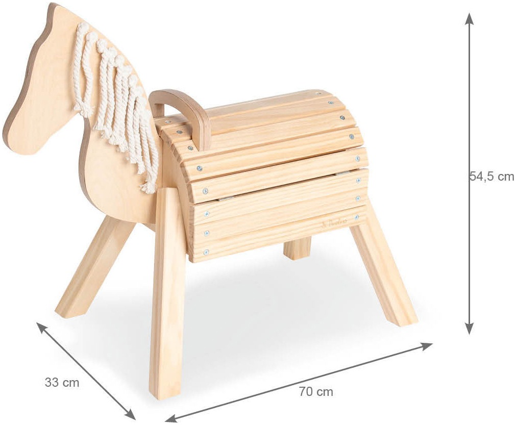 Pinolino® Holzpferd »Kleines Holzpferd Nelli« aus Holz