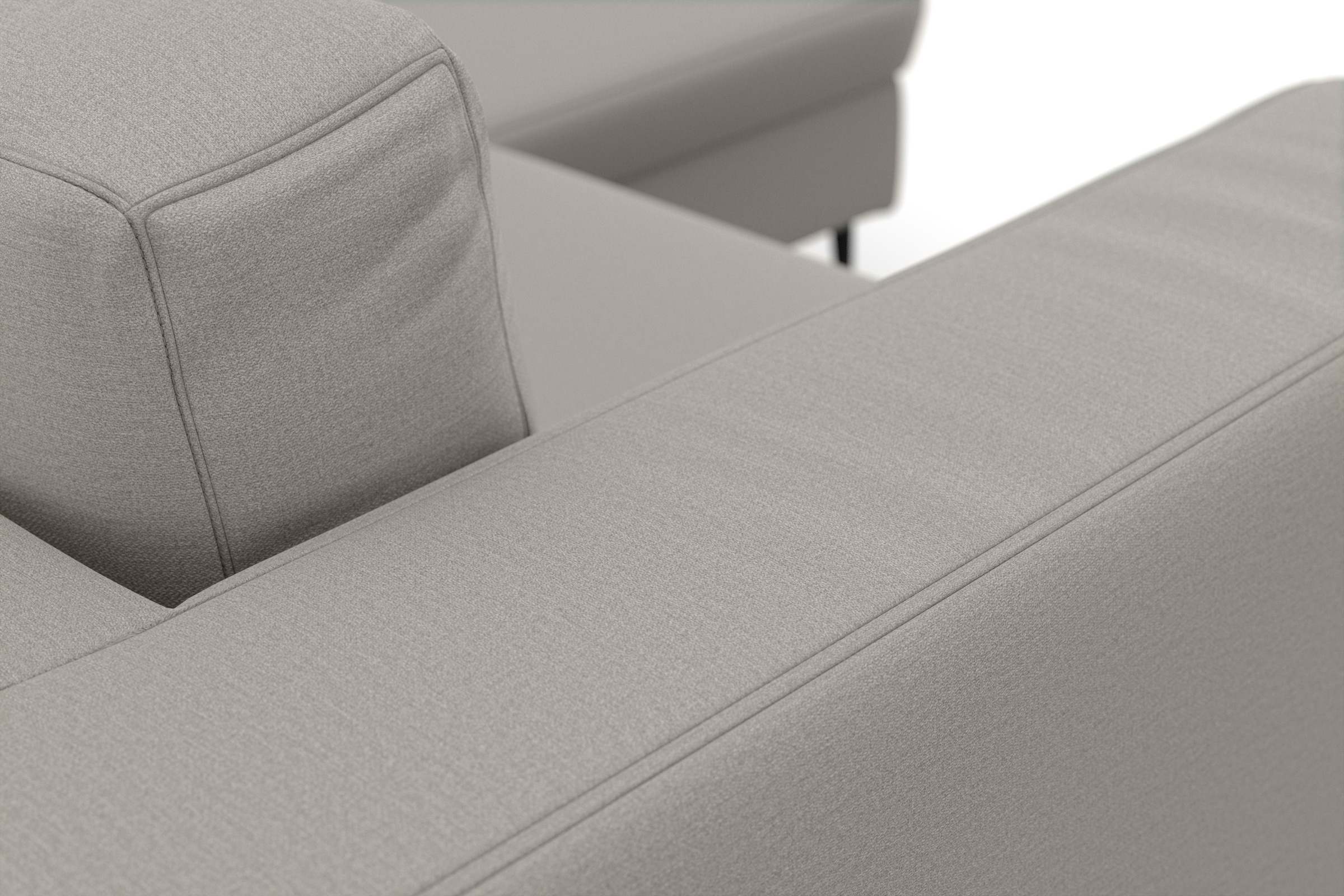 DOMO collection Ecksofa »Modica kompakt und elegant, Breite 244, L-Form« Auch in Cord, Fußhöhe passend für gängige Saugroboter!