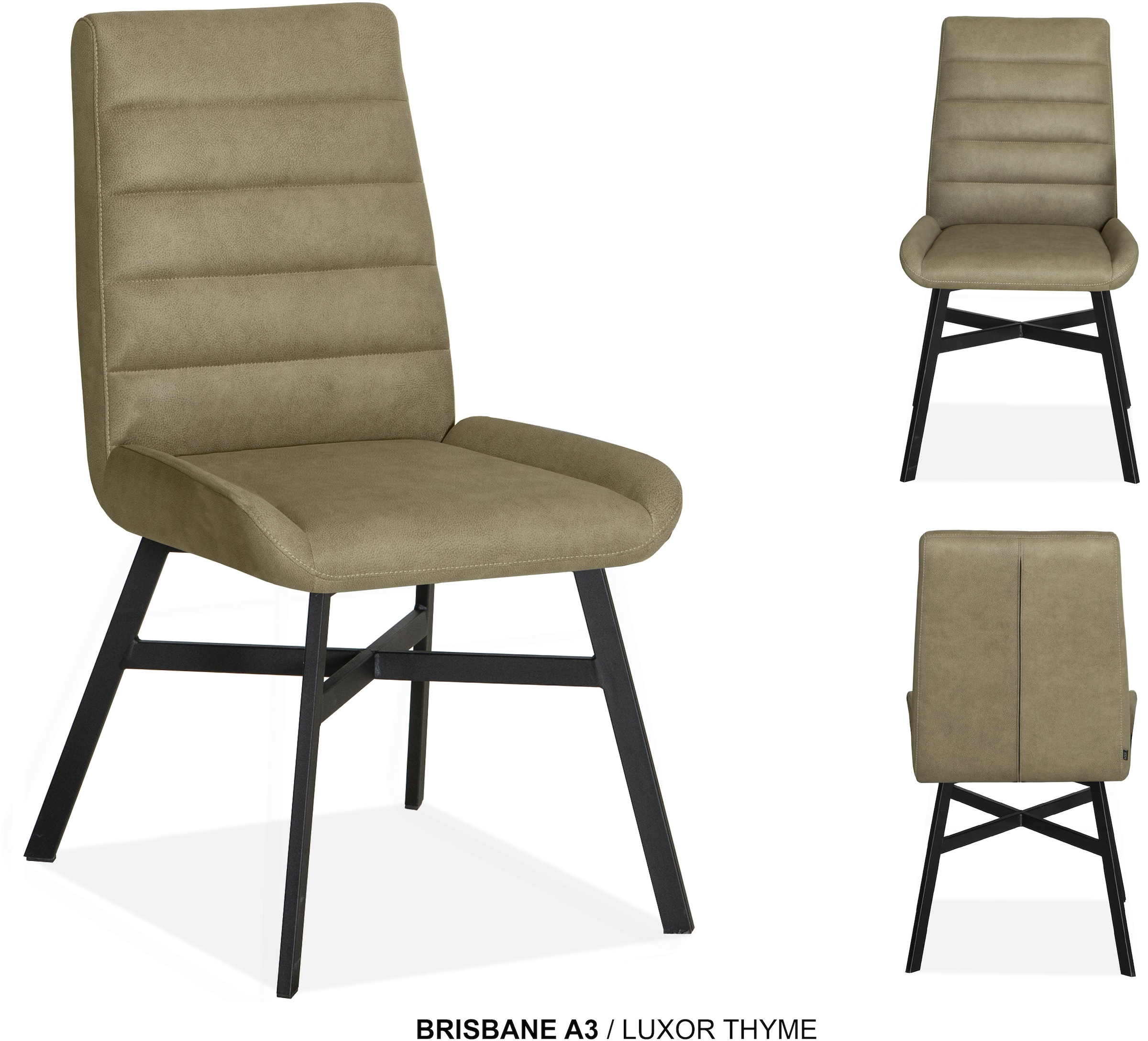 OMG Design Esszimmerstuhl »Brisbane« (Set) 1 Stk.Esszimmerstuhl, pflegeleichter Bezug