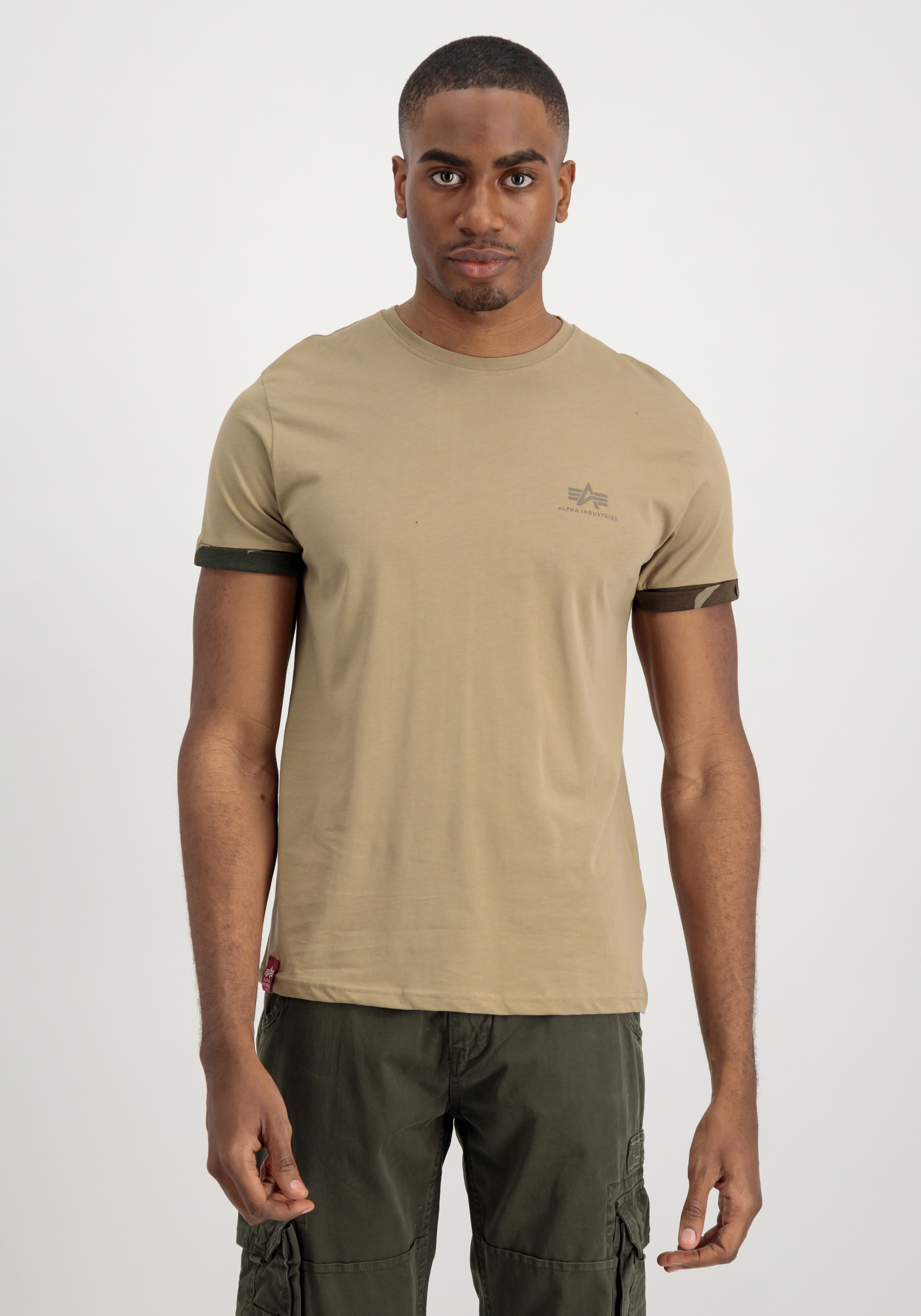 T-Shirt »Alpha Industries Men - T-Shirts Roll-Up Sleeve T«