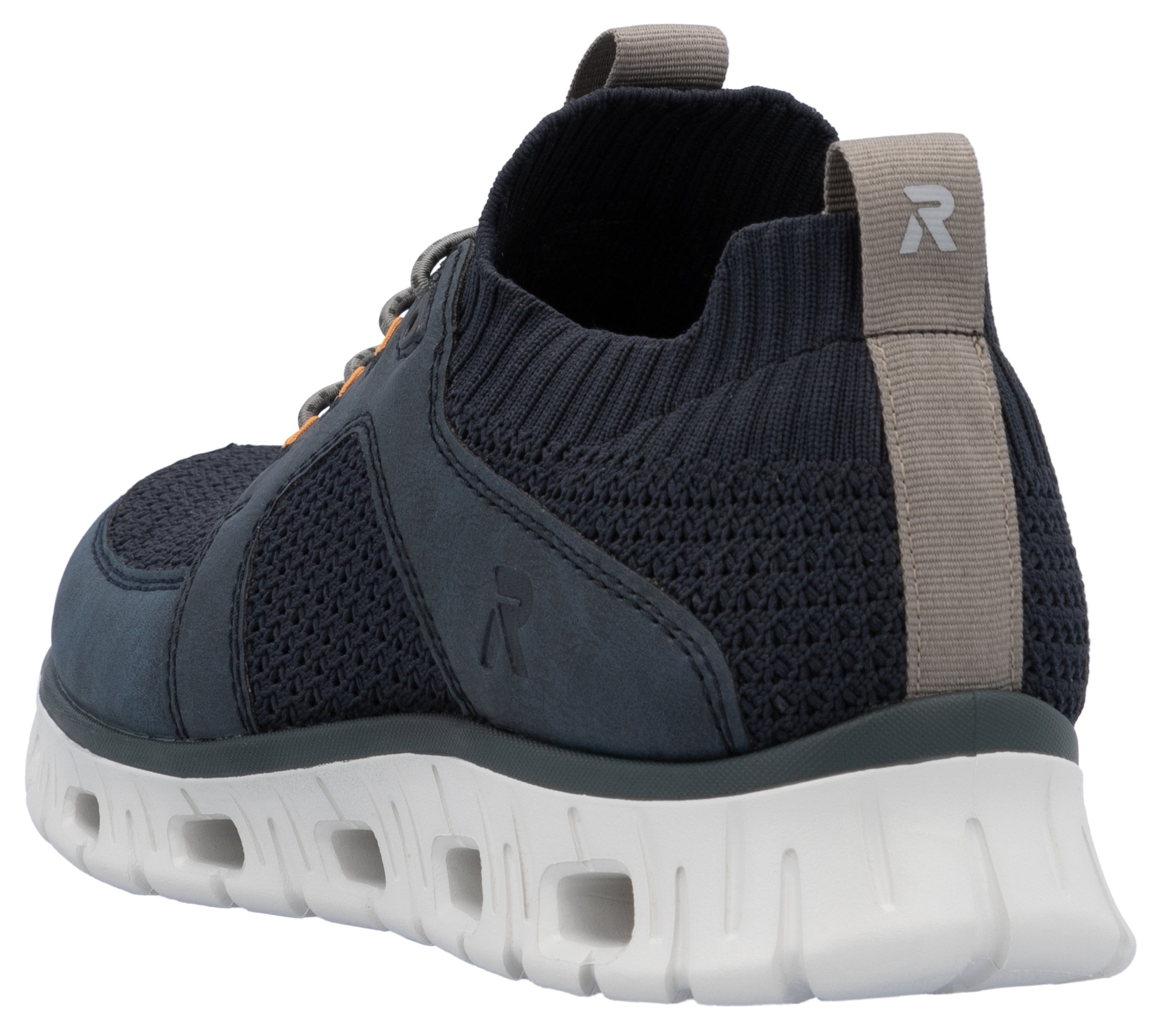 RIEKER Sport Slip-On Sneaker, Halbschuh, Freizeitschuh, Slipper mit modischer Laufsohle