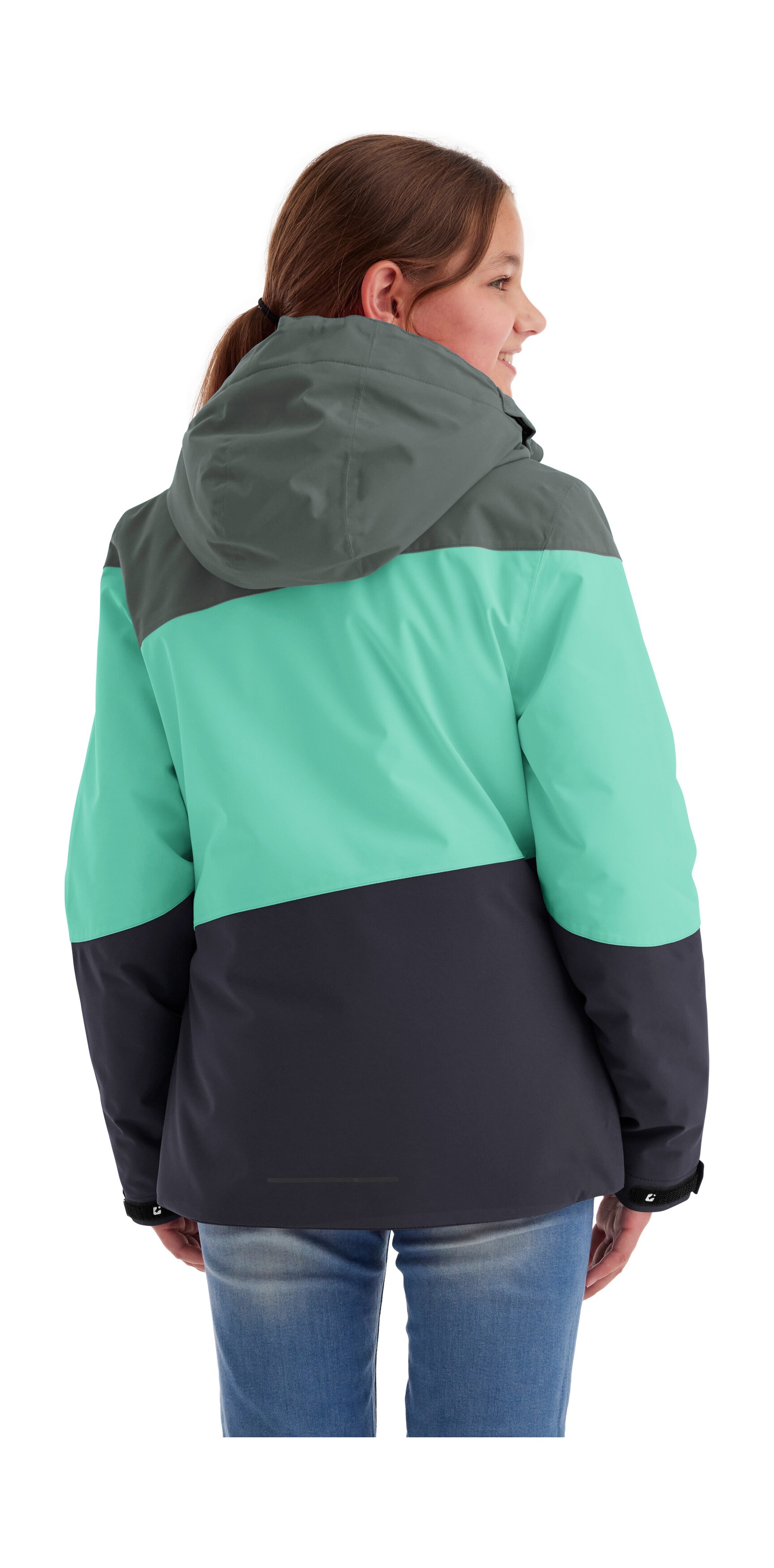 Killtec Outdoorjacke »KOW 170 GRLS JCKT«, Funktionsjacke mit Kapuze und Schneefang, wasserdicht