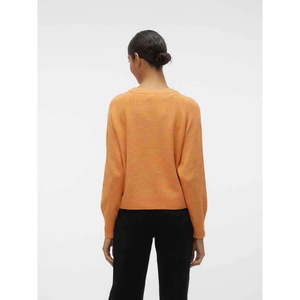 Vero Moda V-Ausschnitt-Pullover »VMELLYLEFILE LS V-NECK PULLOVER«