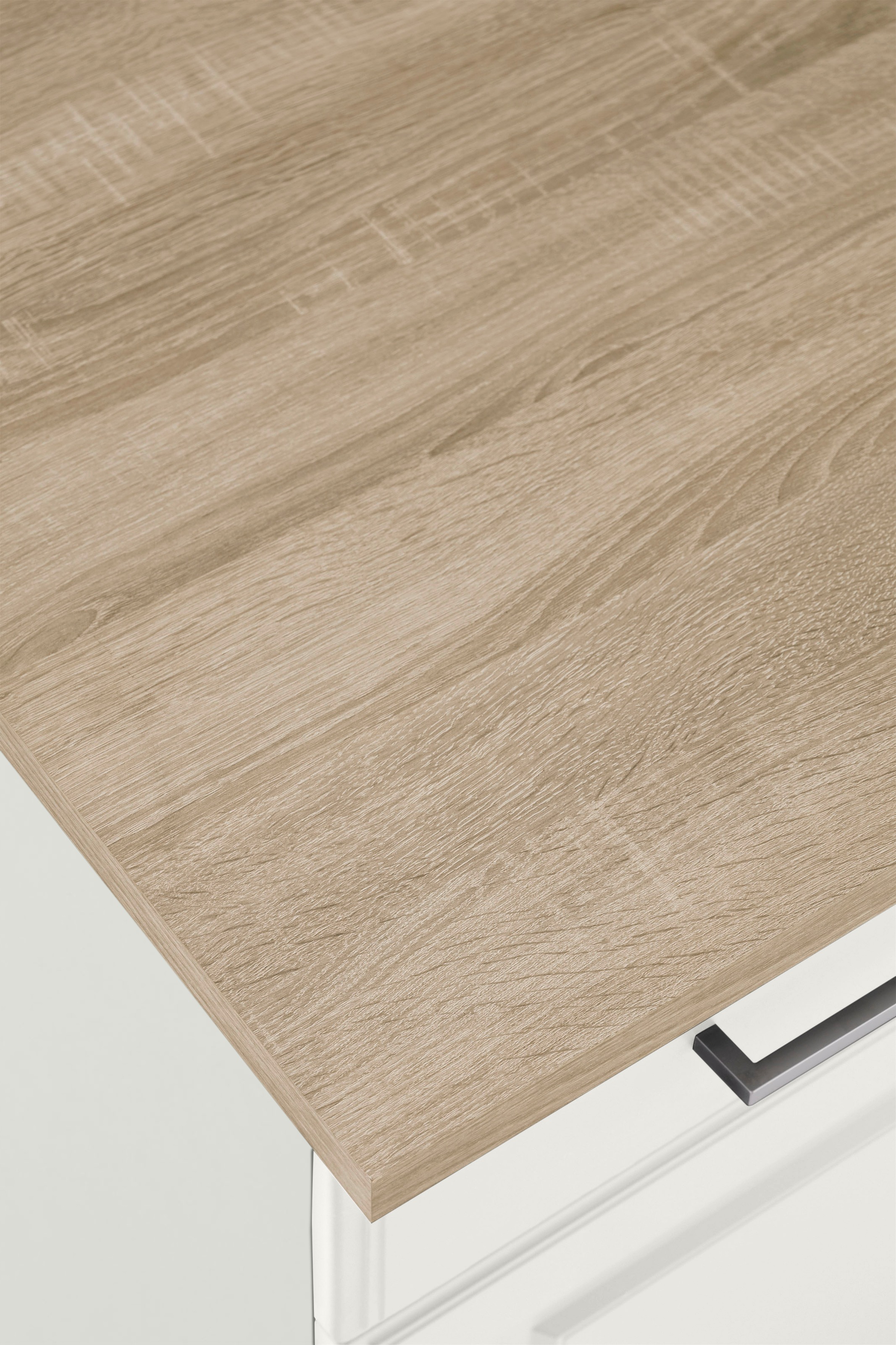 KOCHSTATION Küchenzeile »KS-Stockholm« Breite 220 cm, mit hochwertigen MDF Fronten im Landhaus-Stil