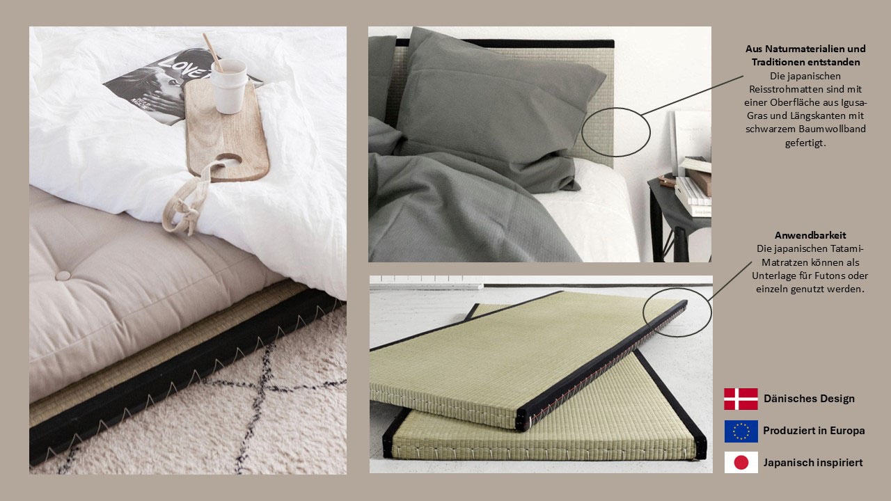 Karup Design Futonmatratze »Tatami«, 5,5 cm hoch, (1 St.)