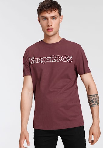 KangaROOS Rundhalsshirt, mit Logoprint kaufen
