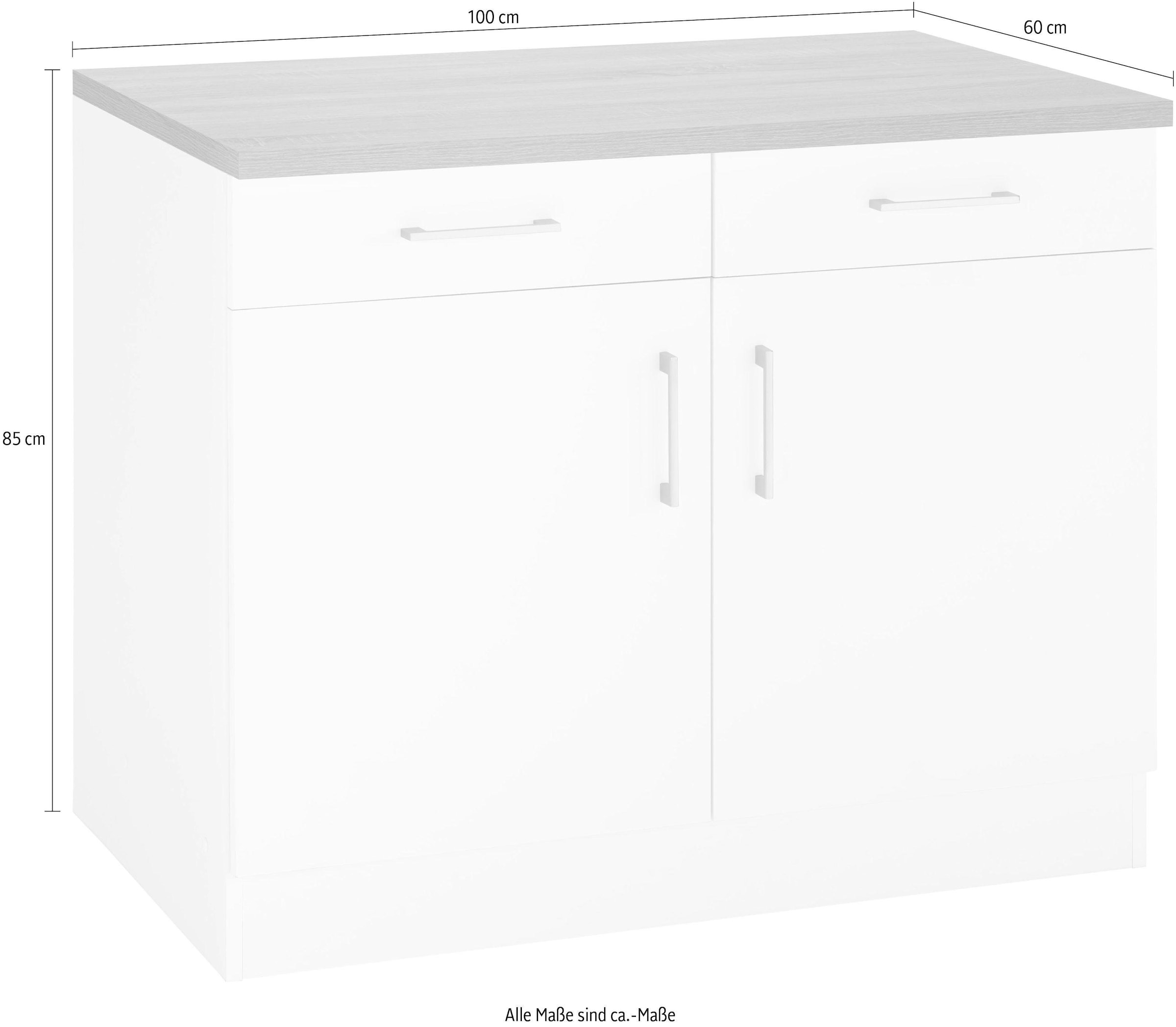 KOCHSTATION Unterschrank »KS-Mali«, Breite 100 cm