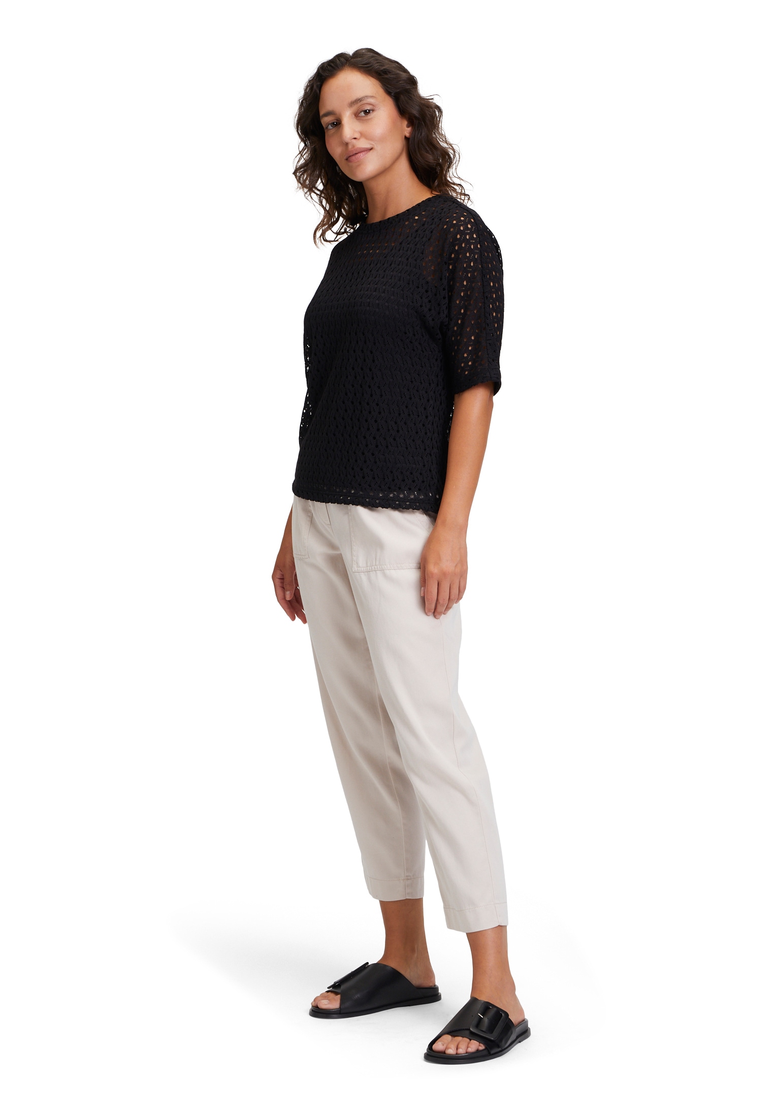 Betty&Co T-Shirt »Sweatpullover mit Fledermausärmeln«