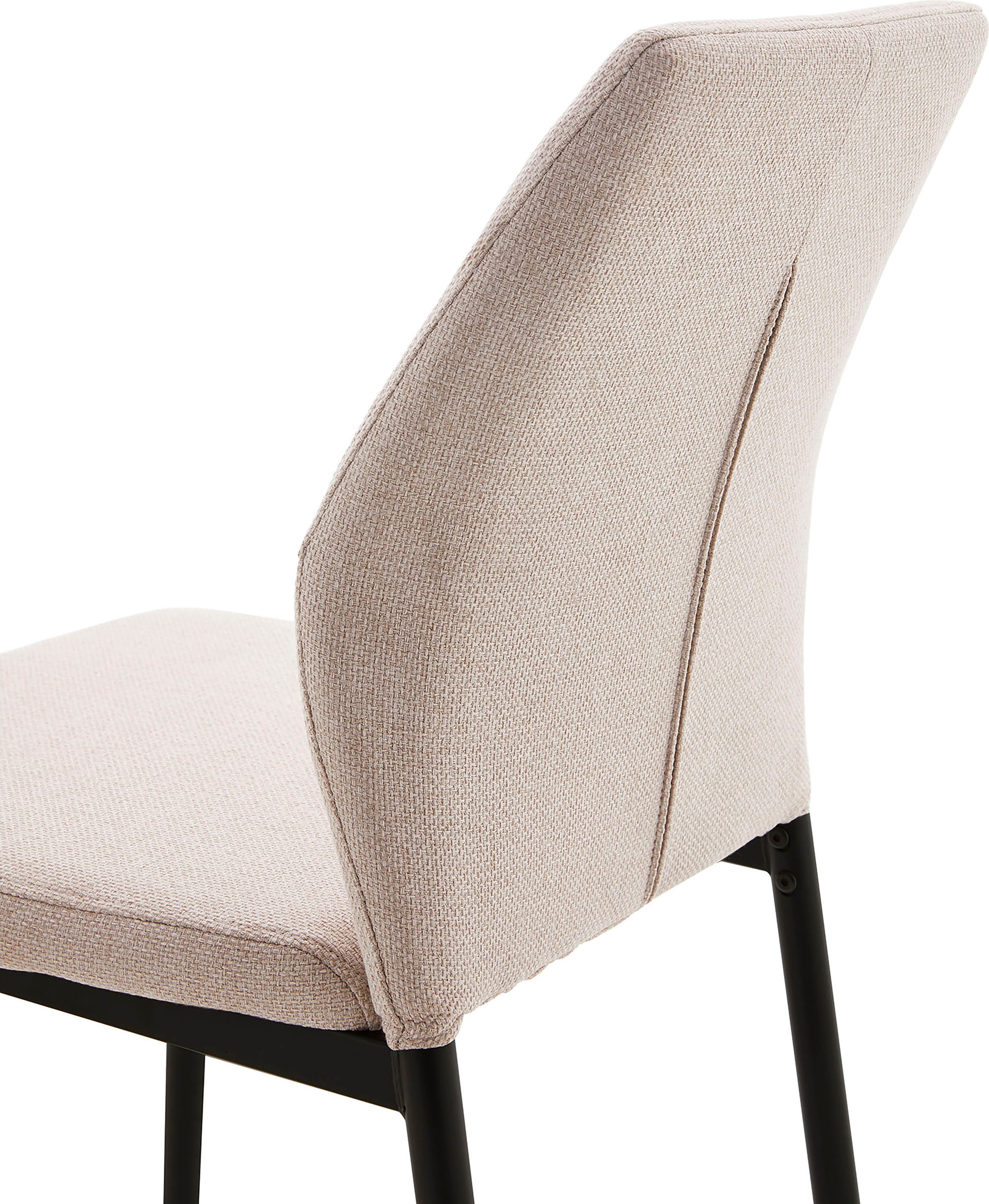 OTTO home Esszimmerstuhl »Lumos«, (Set), 4 St., Webstoff, Webstoff in vielen Farben erhältlich mit stabilem Metalluntergestell
