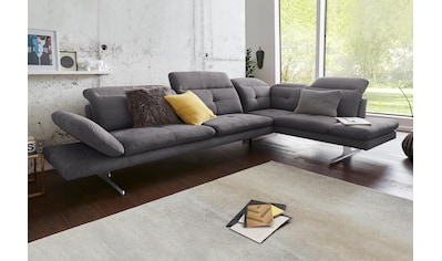 exxpo - sofa fashion Ecksofa, inkl. Kopf- bzw. Rückenverstellung und Armteilverstellung kaufen