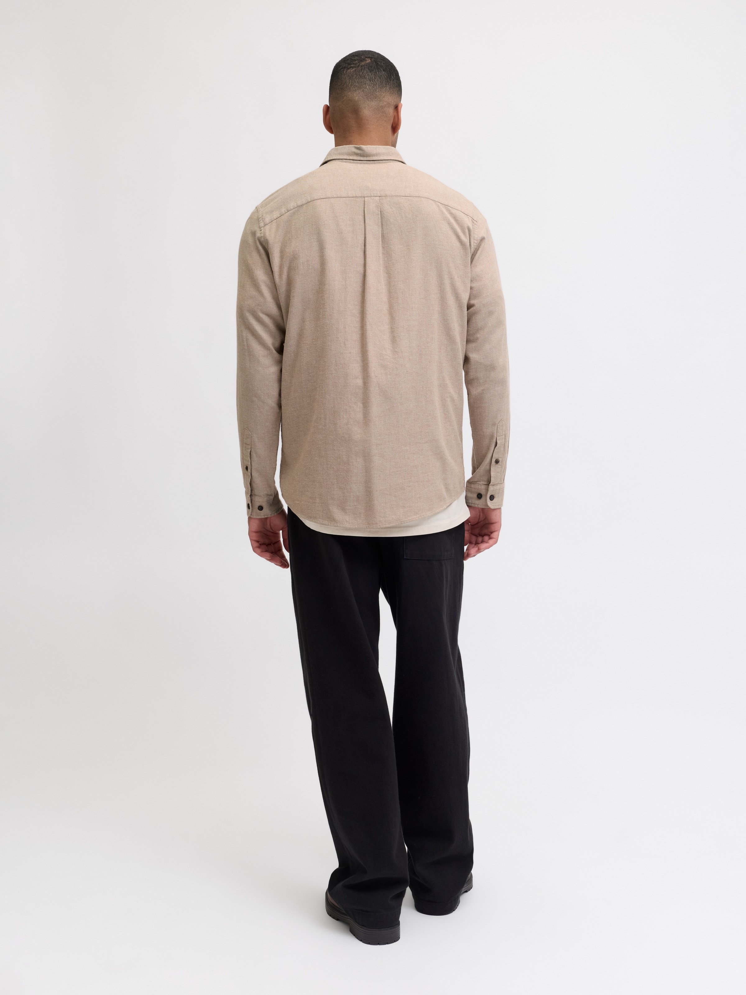 Jack & Jones Langarmhemd »JJECLASSIC MELANGE SHIRT L/S NOOS«