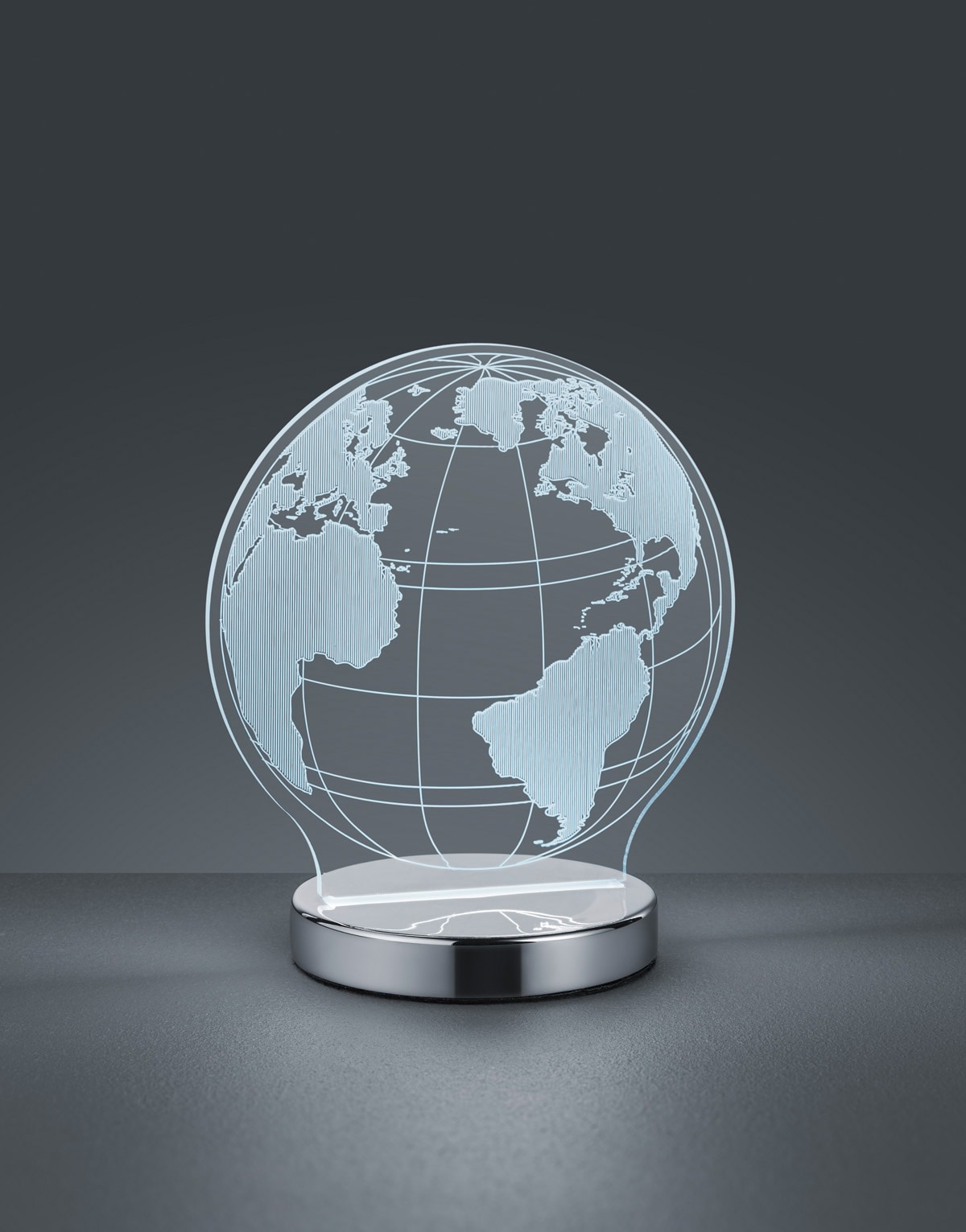 Lichtfarbe »Globe«, Tischlampe, einstellbar bei Design, Acrylplatte, flammig-flammig, online Weltkugel OTTO LED Leuchten TRIO 1 Tischleuchte