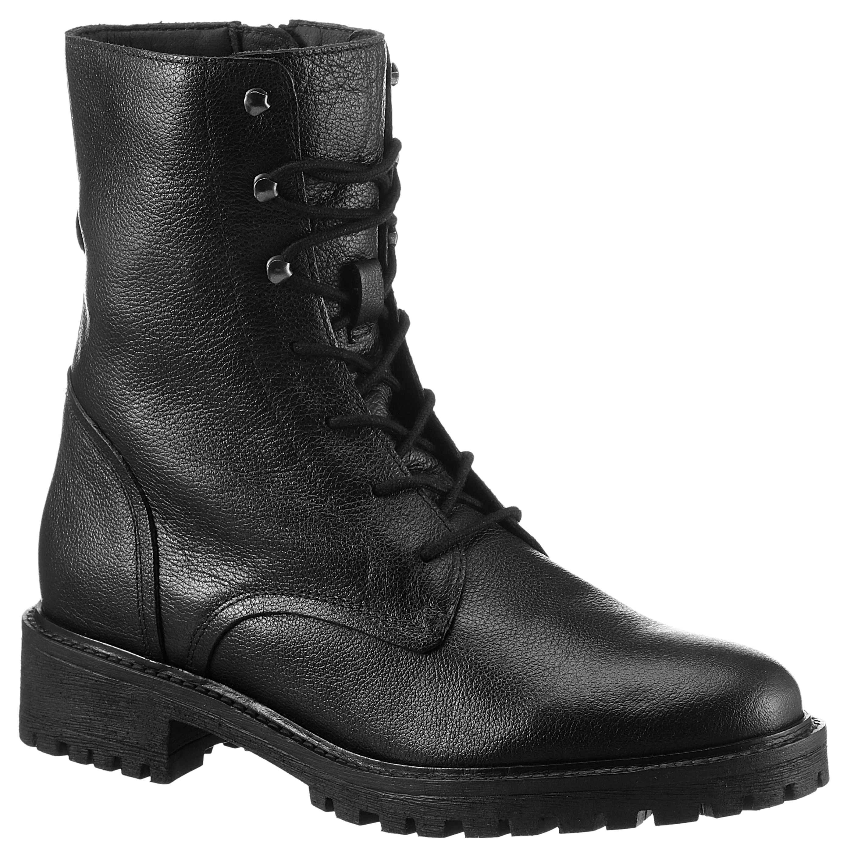Schnürstiefelette »D HOARA«, mit Innenreißverschluss