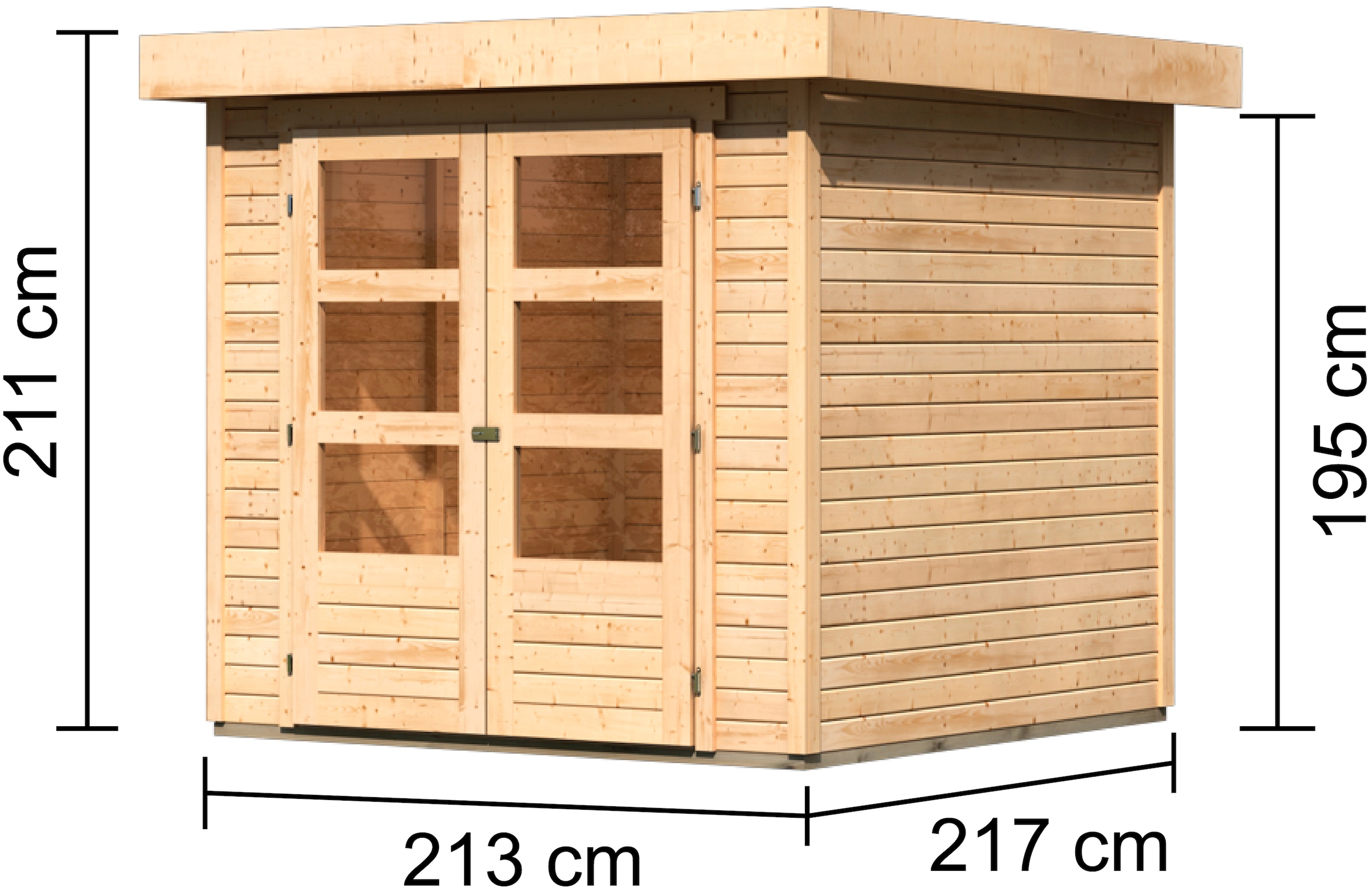 Karibu Gartenhaus »Arnis 2«