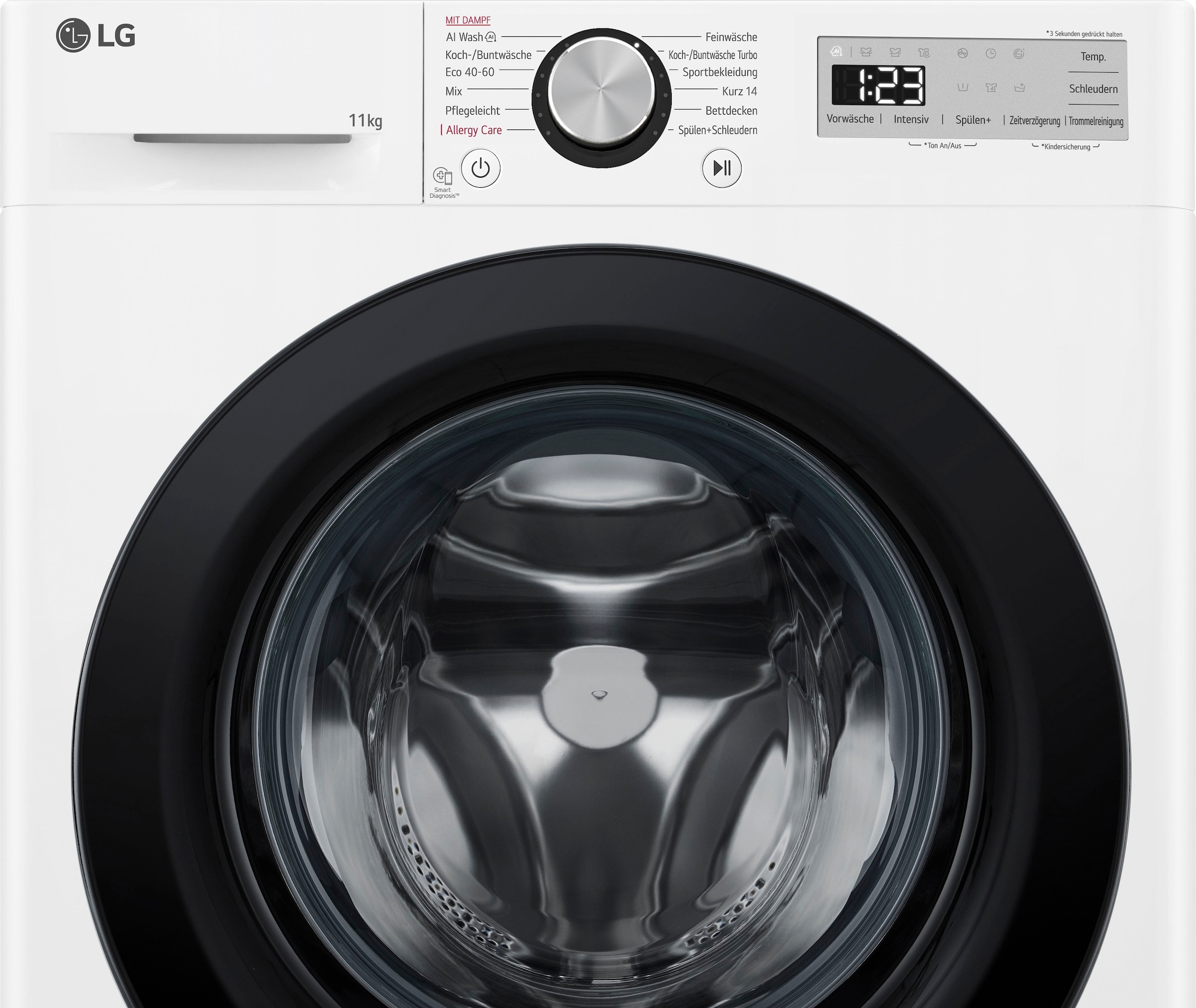 LG Waschmaschine »F4WR4911P«, Serie 5, F4WR4911P, 11 kg, 1400 U/min, Steam-Funktion, 4 Jahre Garantie inklusive