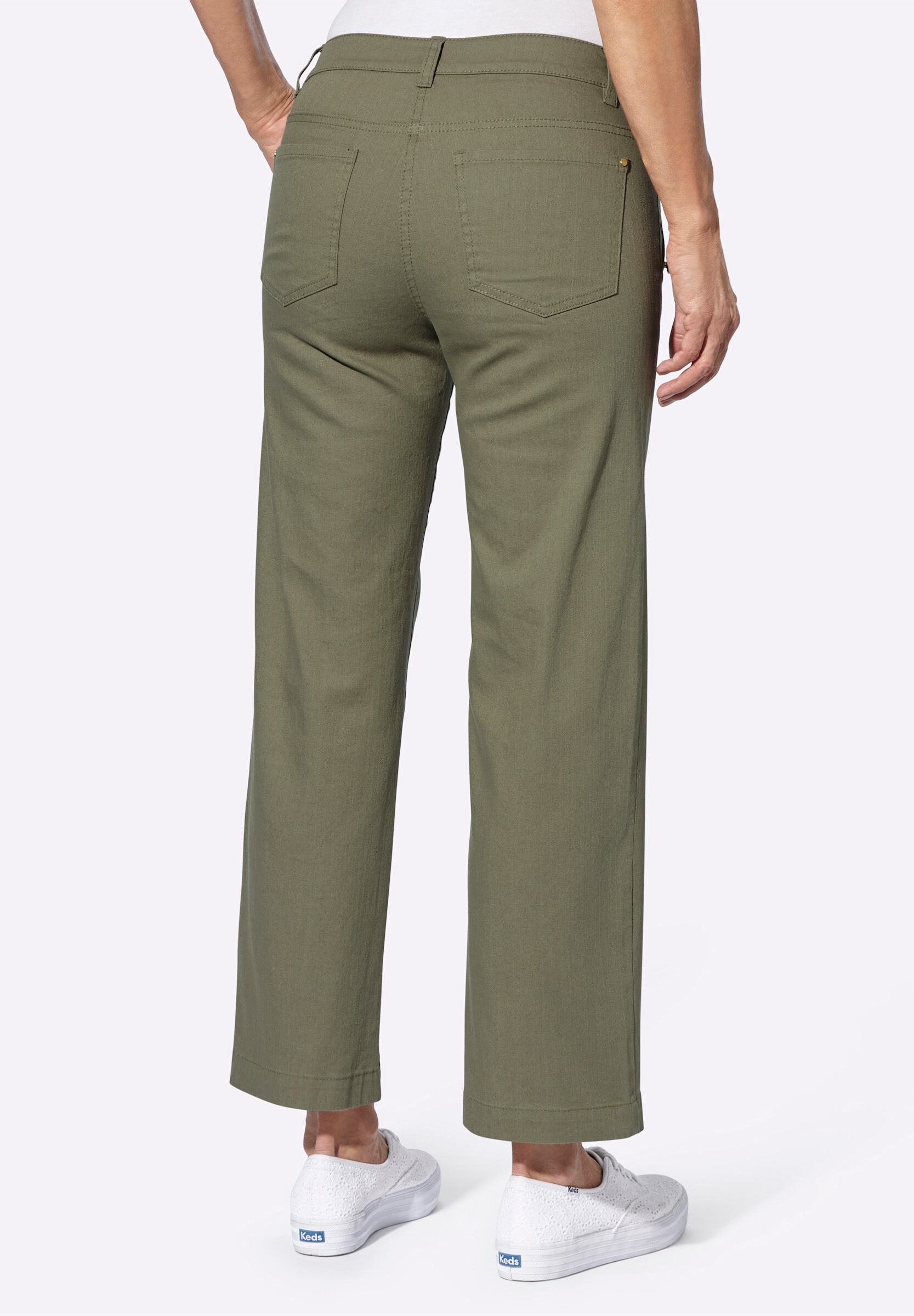 Witt Chinohose »Hose Hose mit Zierknöpfen«