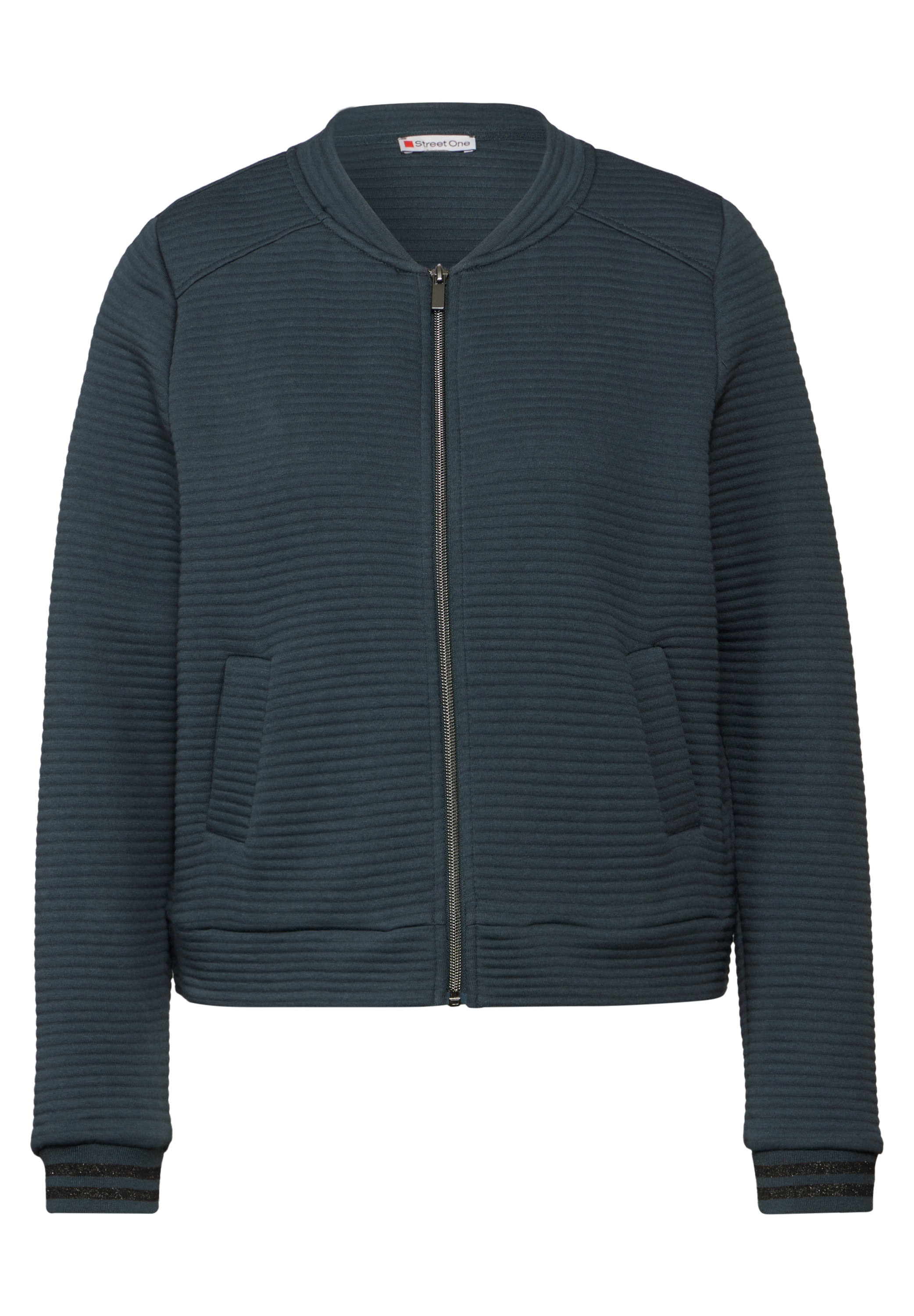 STREET ONE Sweatjacke, Blouson, mit Reißverschluss