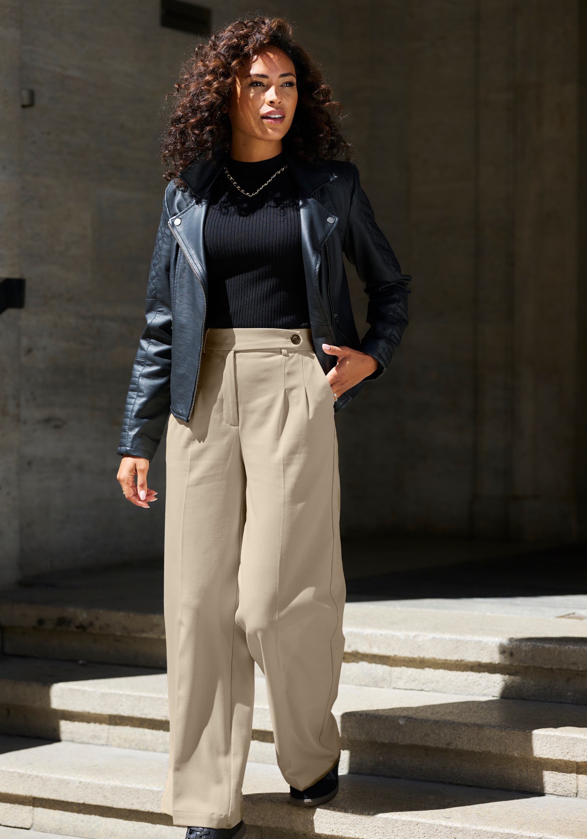 LASCANA Palazzohose  im Business-Look, elegante Anzughose mit Taschen