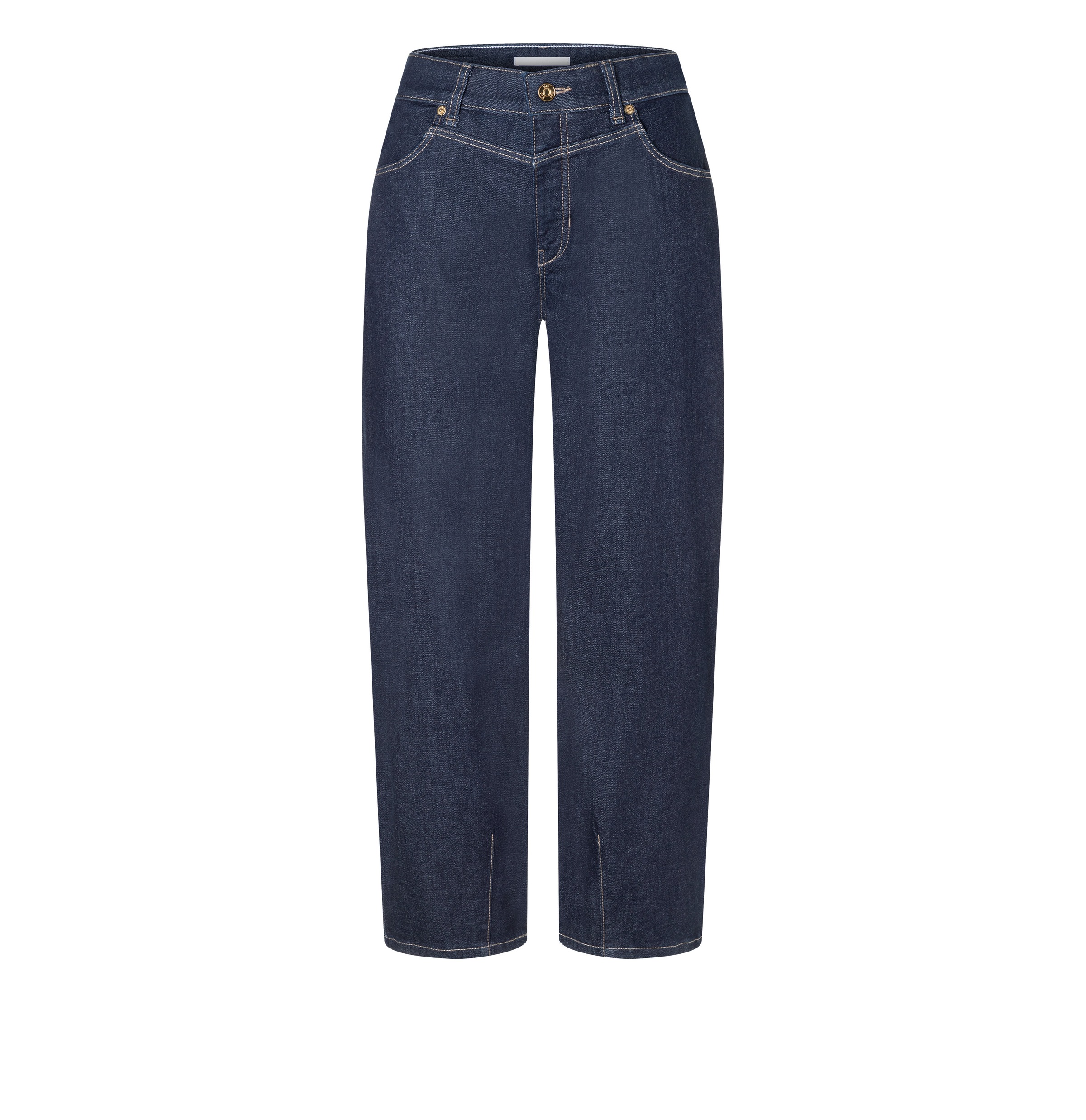 MAC Relax-fit-Jeans »BOBBIE« Barrel Jeans mit modernen Naht-Details