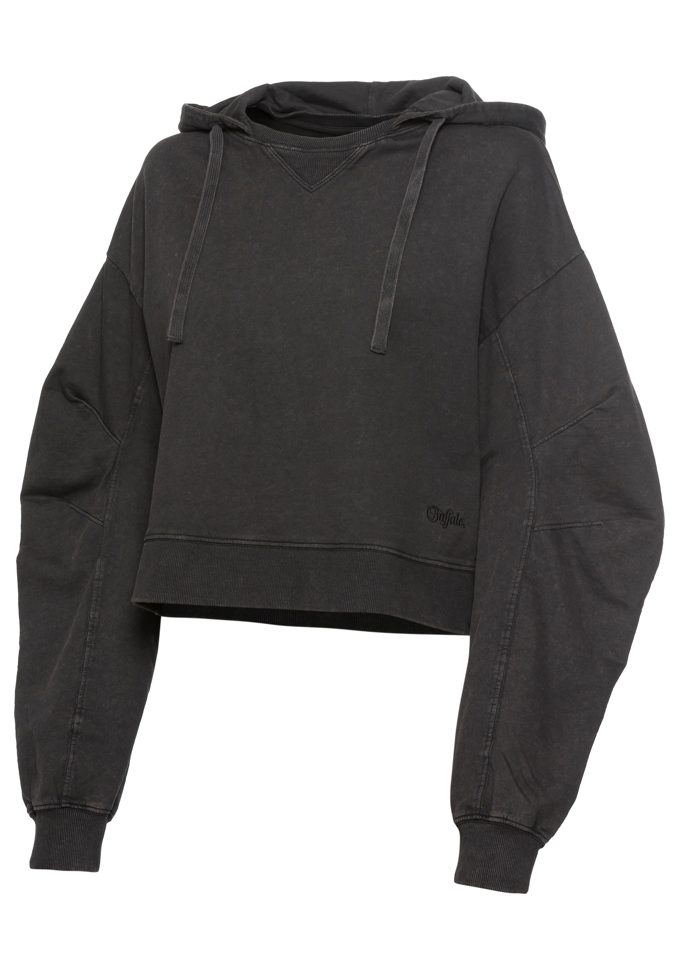 Buffalo Hoodie, (1 tlg.), Kapuzenpullover im Used-Look, Loungewear