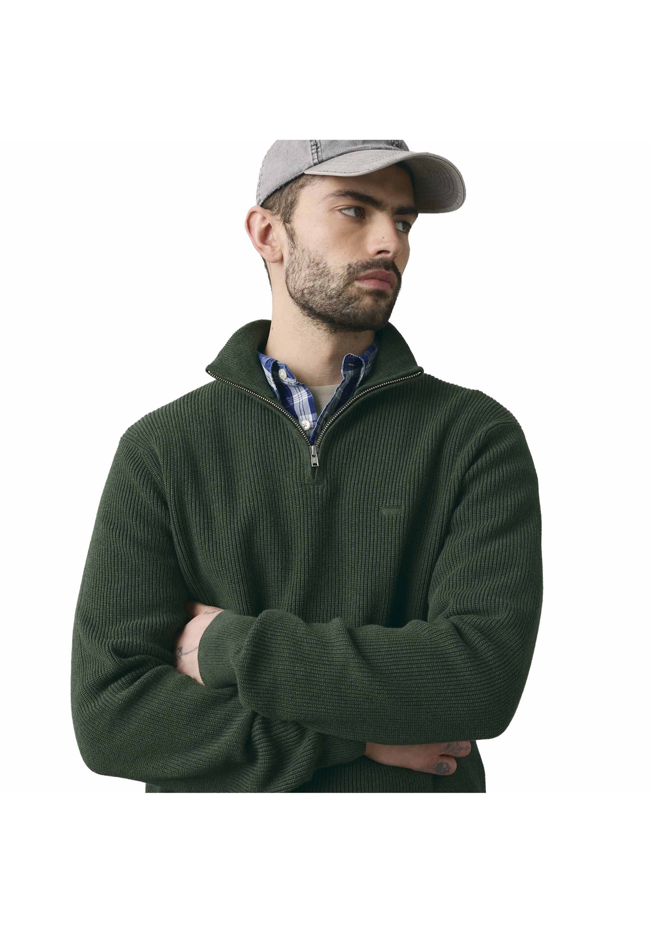 Levi's® Sweatshirt »Sweatshirt Housemark Quarter Zip Sweater 1er Pack«, 1
