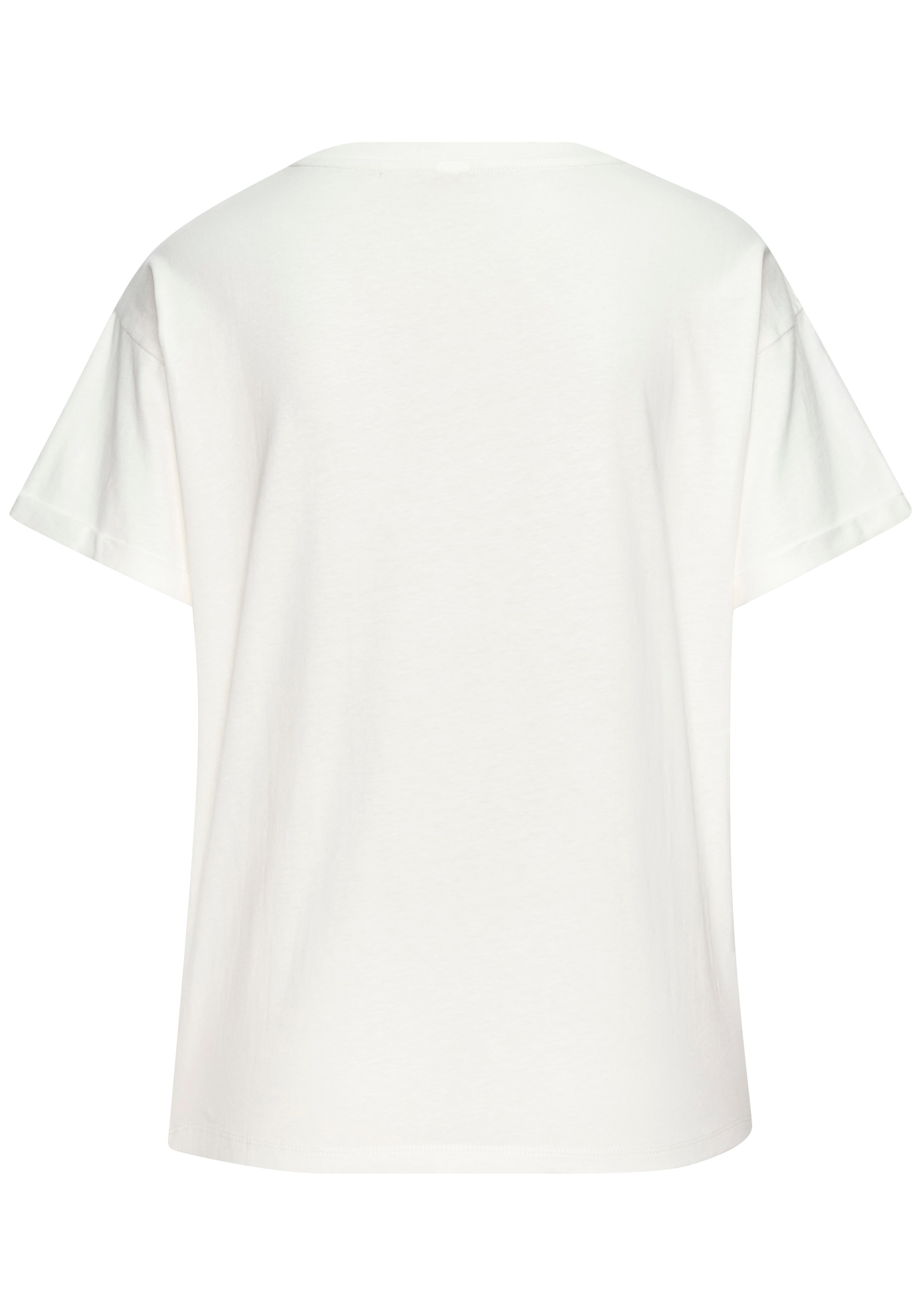 Vivance T-Shirt »mit Frontdruck« aus hochwertiger Bio-Baumwolle