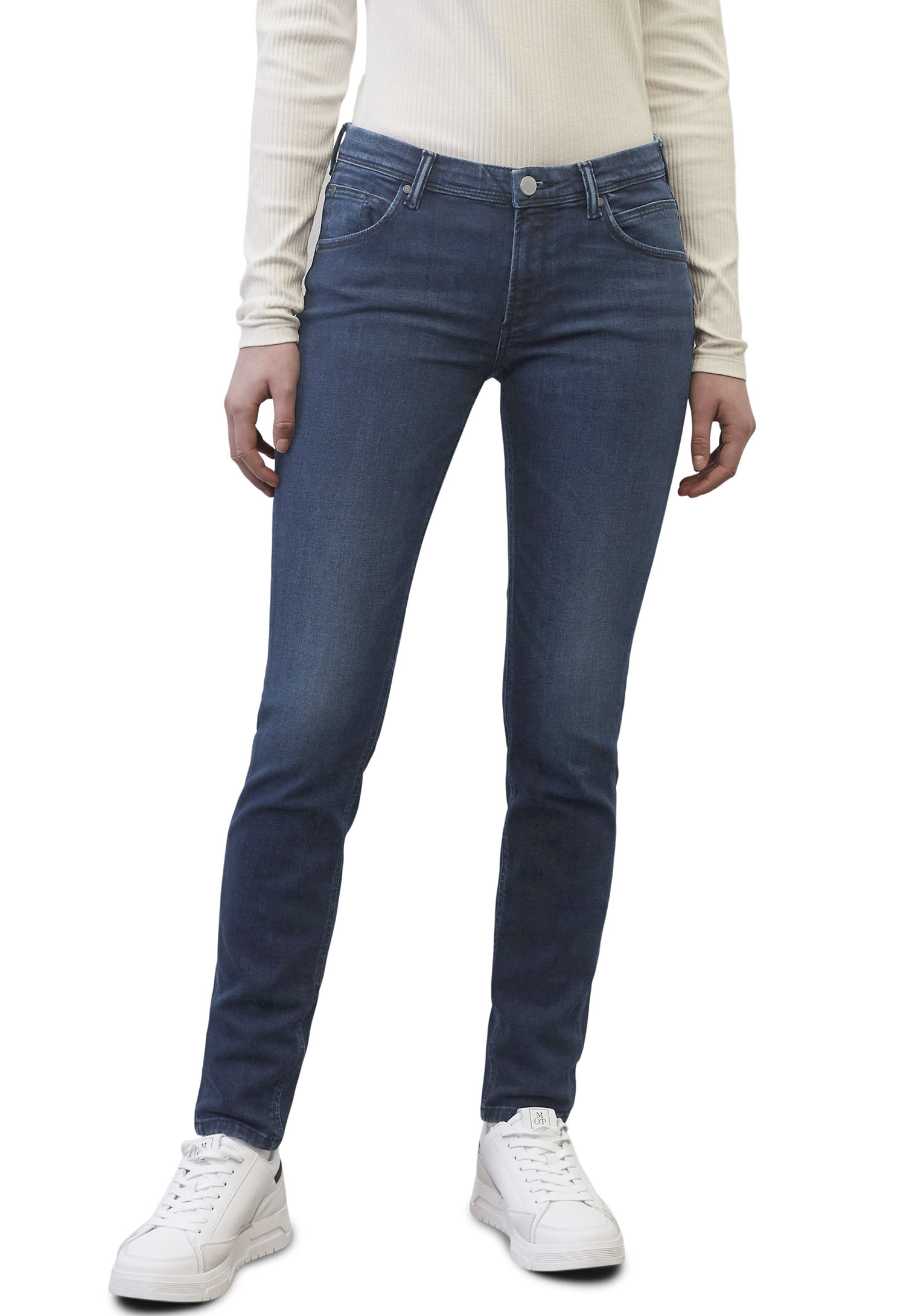 5-Pocket-Jeans, in dunkler Waschung
