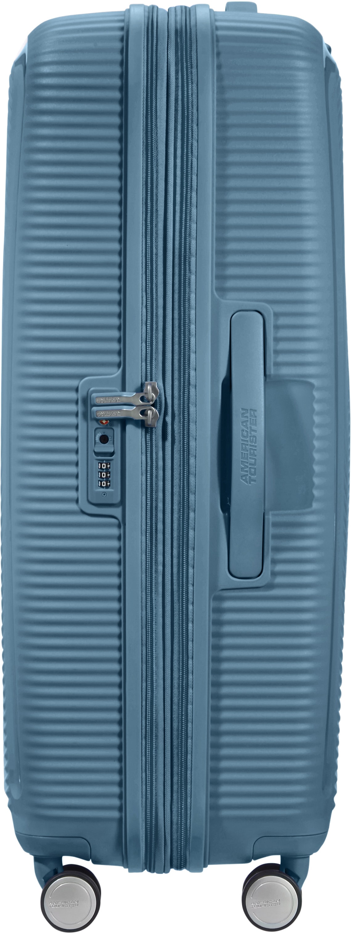 American Tourister® Hartschalen-Trolley »SOUNDBOX, in verschiedenen Farben und Größen«, 4 Rollen, Reisekoffer Trolley Aufgabegepäck TSA-Zahlenschloss Volumenerweiterung