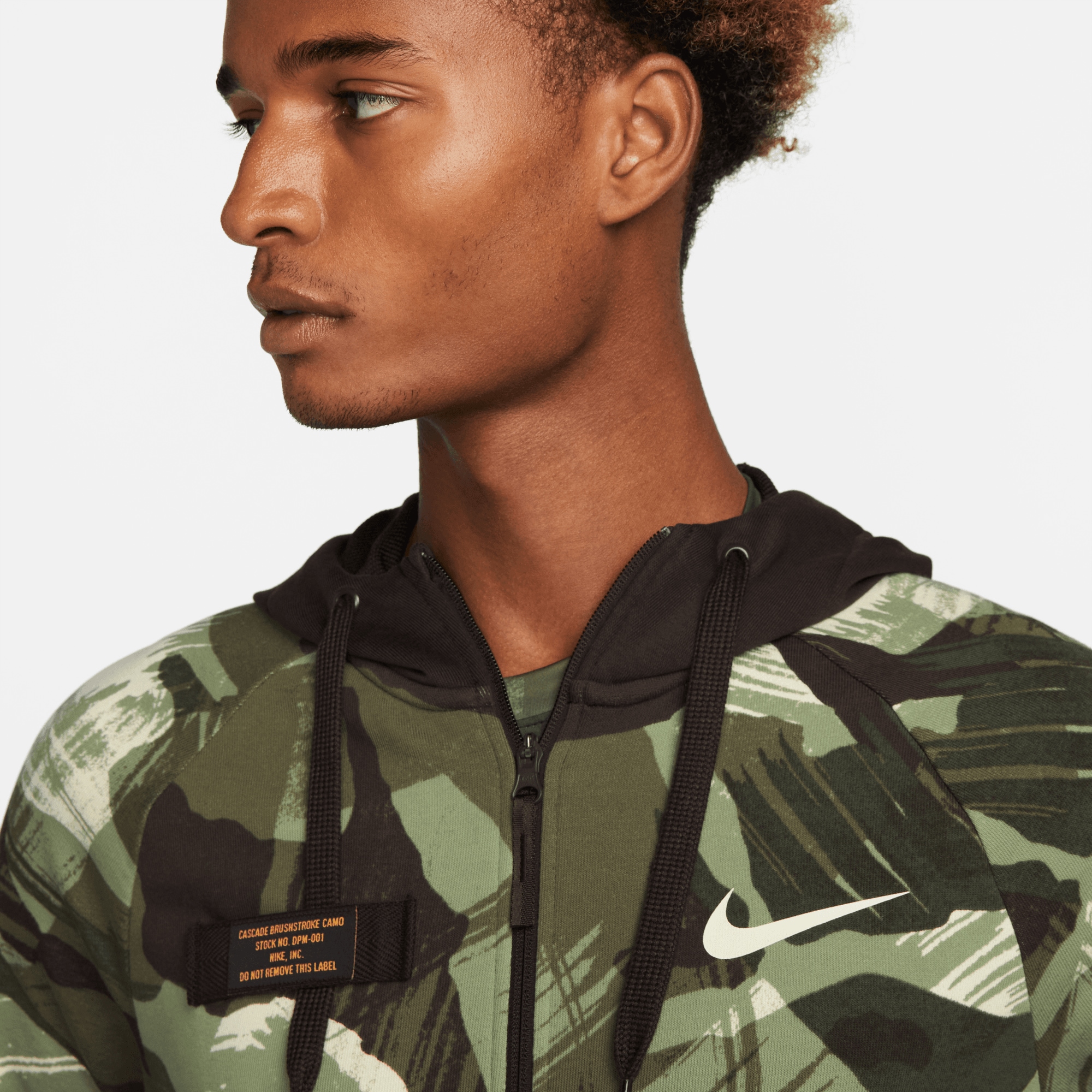 Nike Kapuzensweatjacke »DRI-FIT FLEECE MEN'S FULL-ZIP CAMO FITNESS HOODIE«