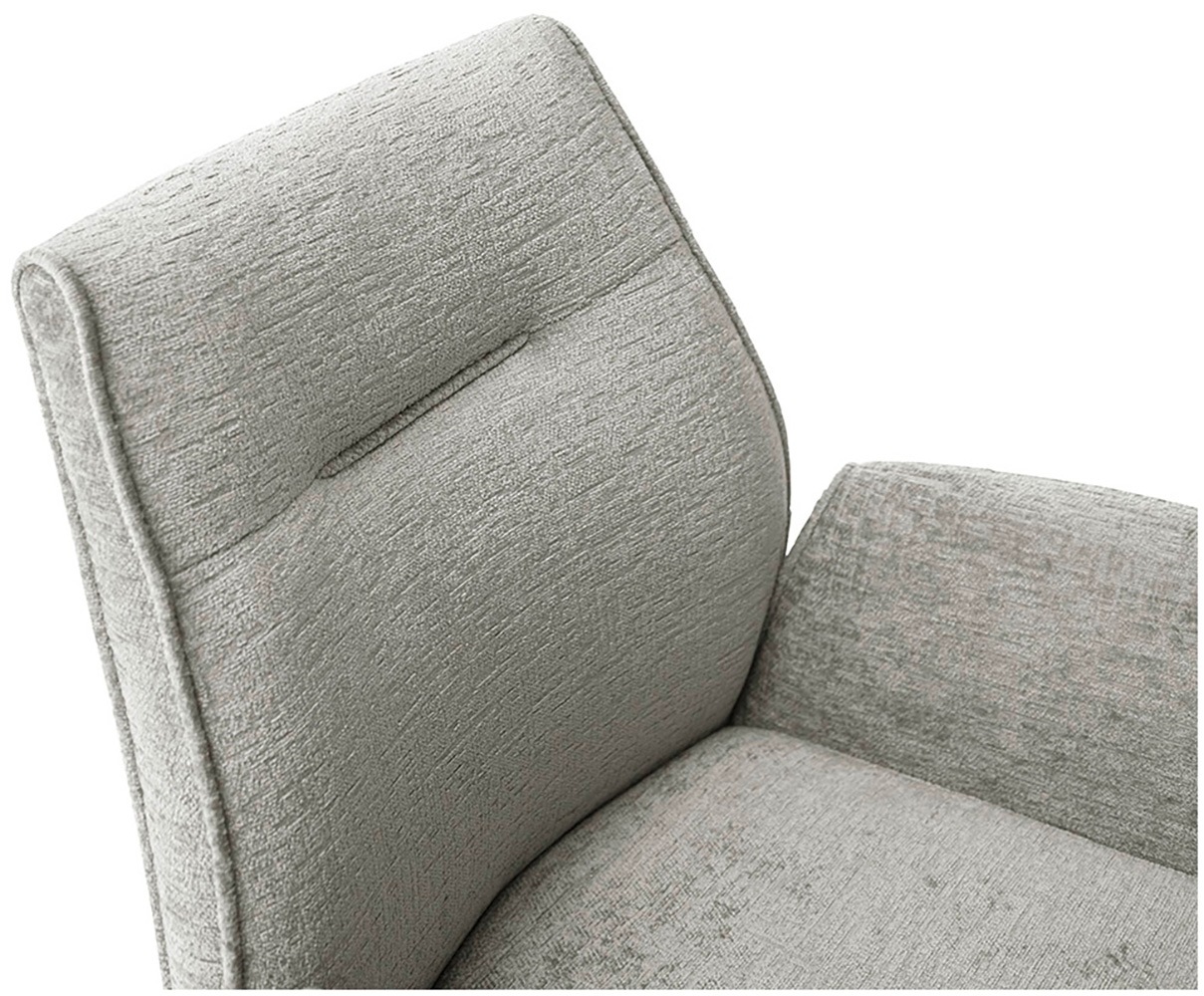 MCA furniture Esszimmerstuhl, Chenilleoptik, (2er-Set), drehbar 360°, Belastbarkeit 120 kg, Sitzhöhe ca. 50 cm