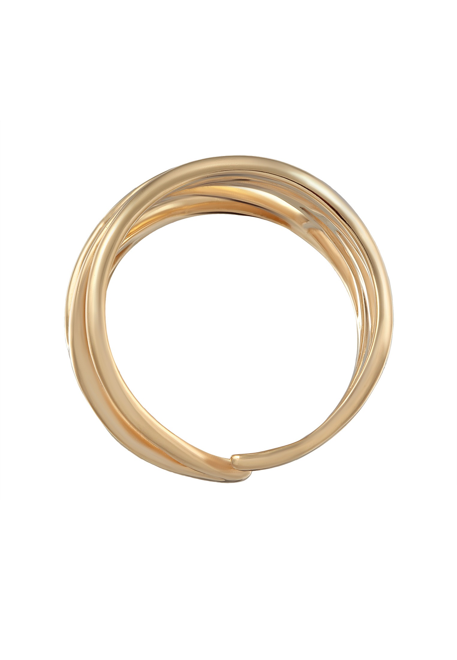 Elli Silberring »Ring Ornament und offene Ringschiene 925 Silber«
