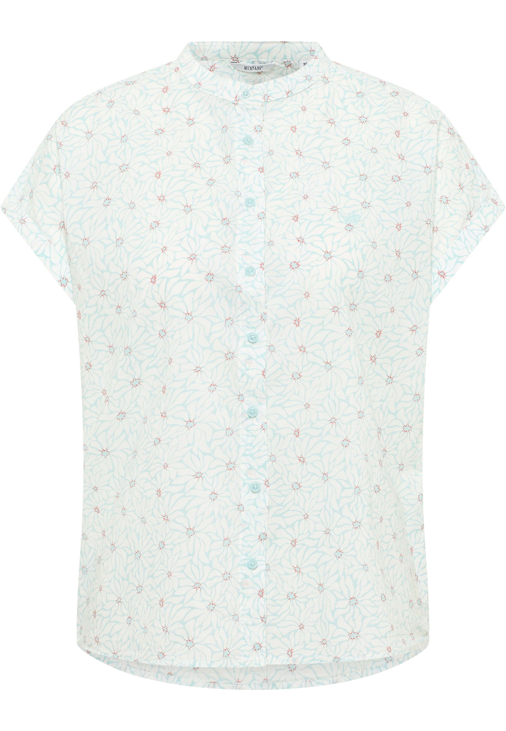 MUSTANG Kurzarmbluse »Damen Style Coral Springs«