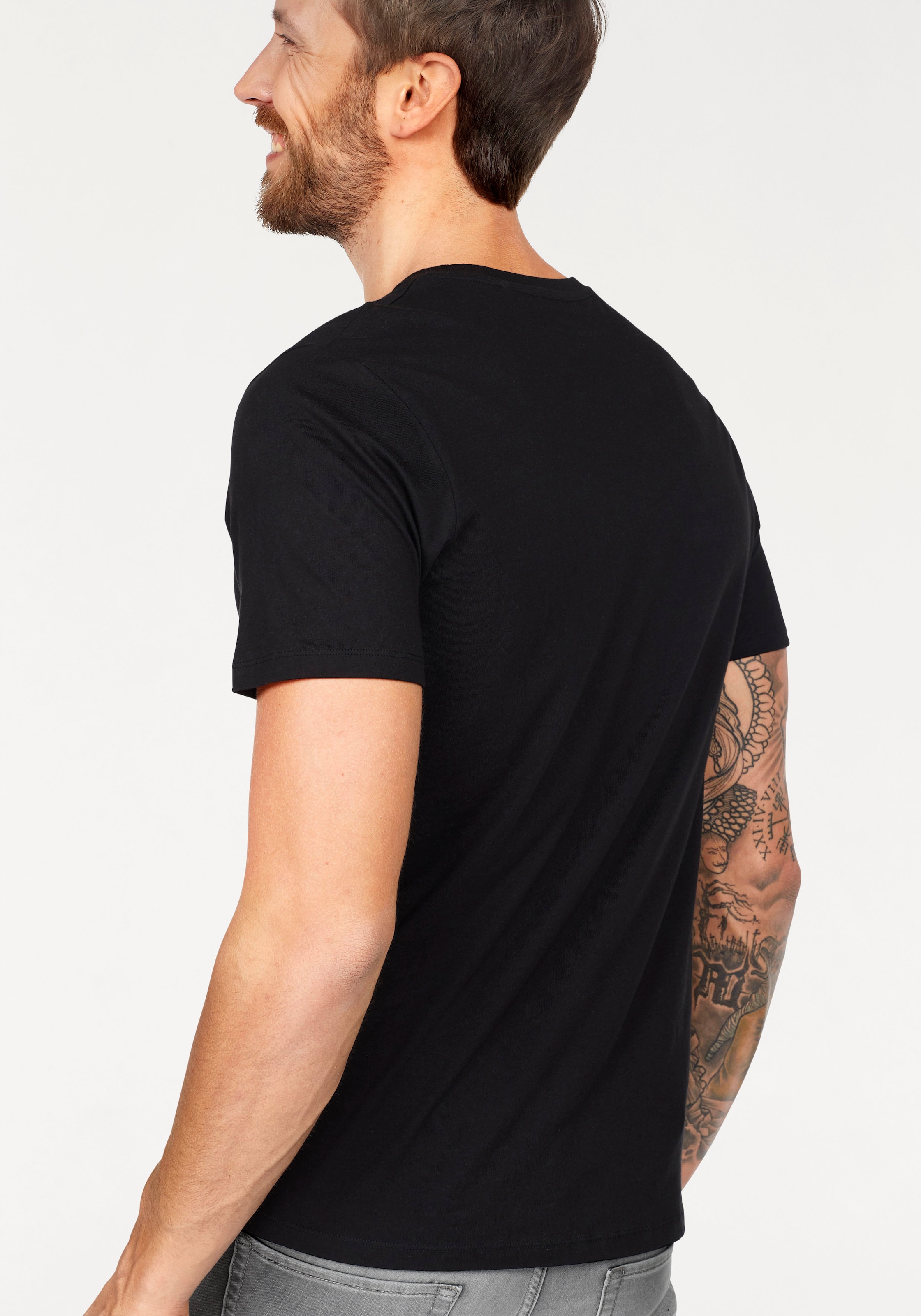 Jack & Jones Rundhalsshirt »JJECORP LOGO TEE SS CREW NECK 3PKMP NOOS«, 3er Packung