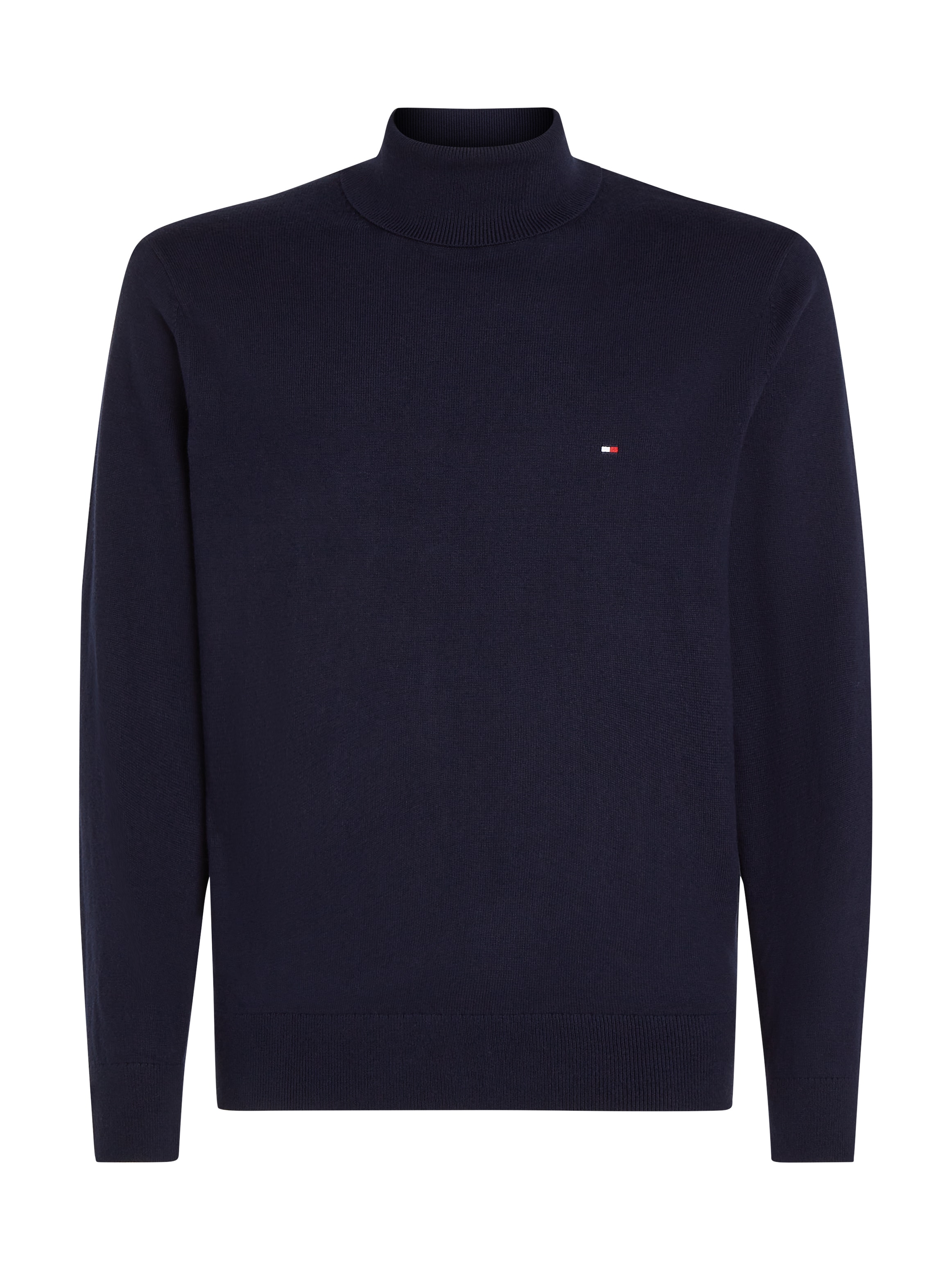 Tommy Hilfiger Rollkragenpullover »PIMA ORG CTN CASHMERE ROLL NECK«