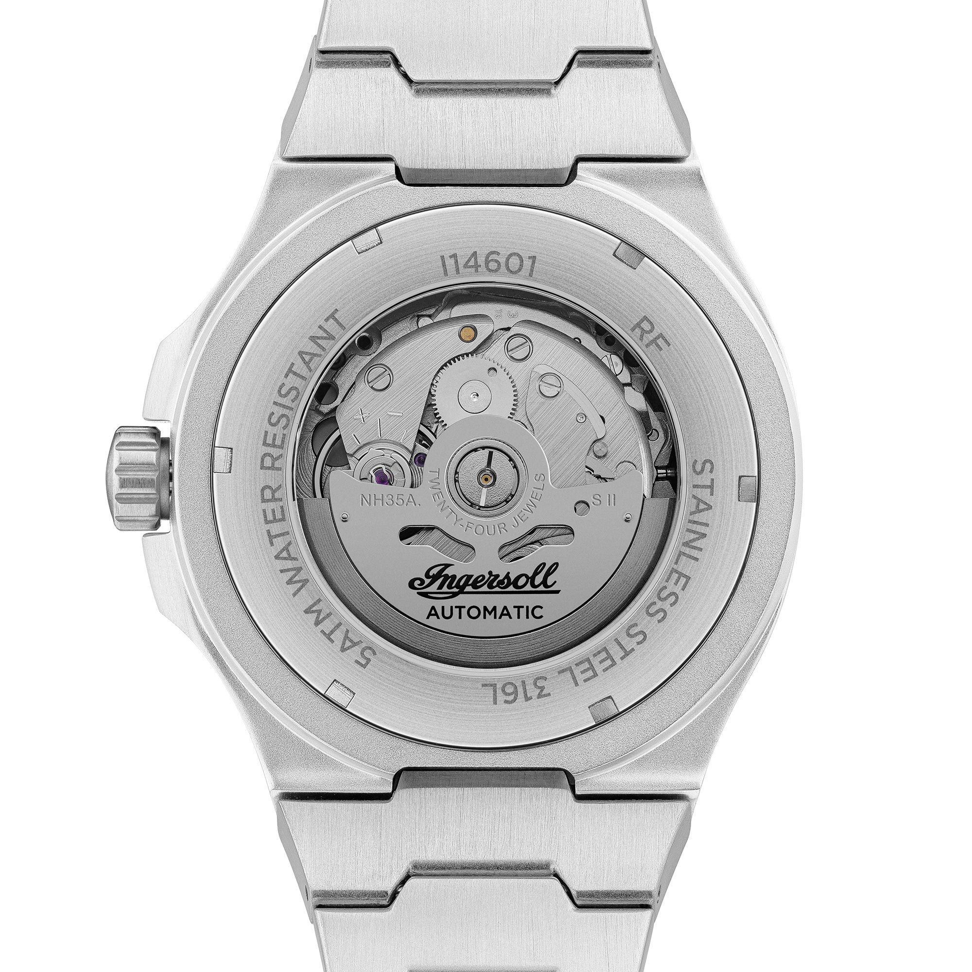 Ingersoll Automatikuhr »The Catalina« Armbanduhr, Herrenuhr, Mechanische Uhr, Edelstahlarmband, analog, Tag