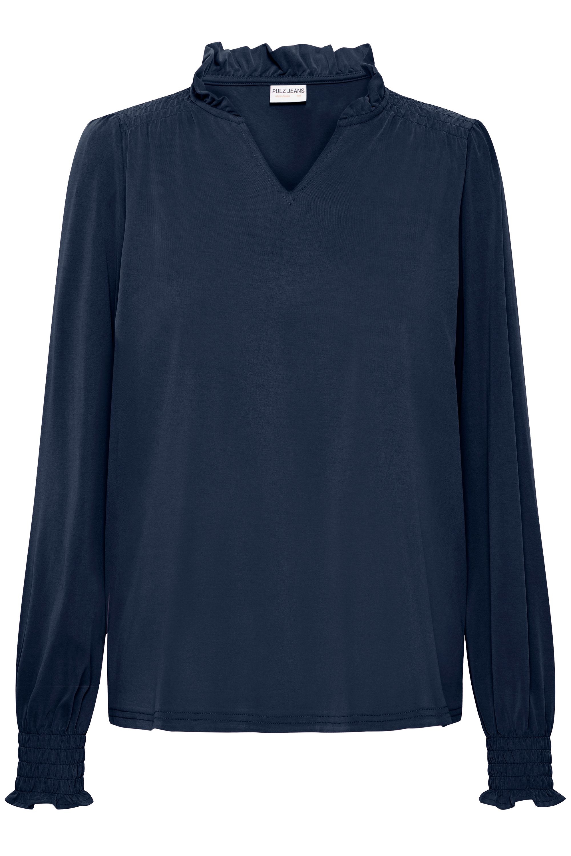 Langarmbluse »Langarmbluse PZLIPPA VNeck Blouse«