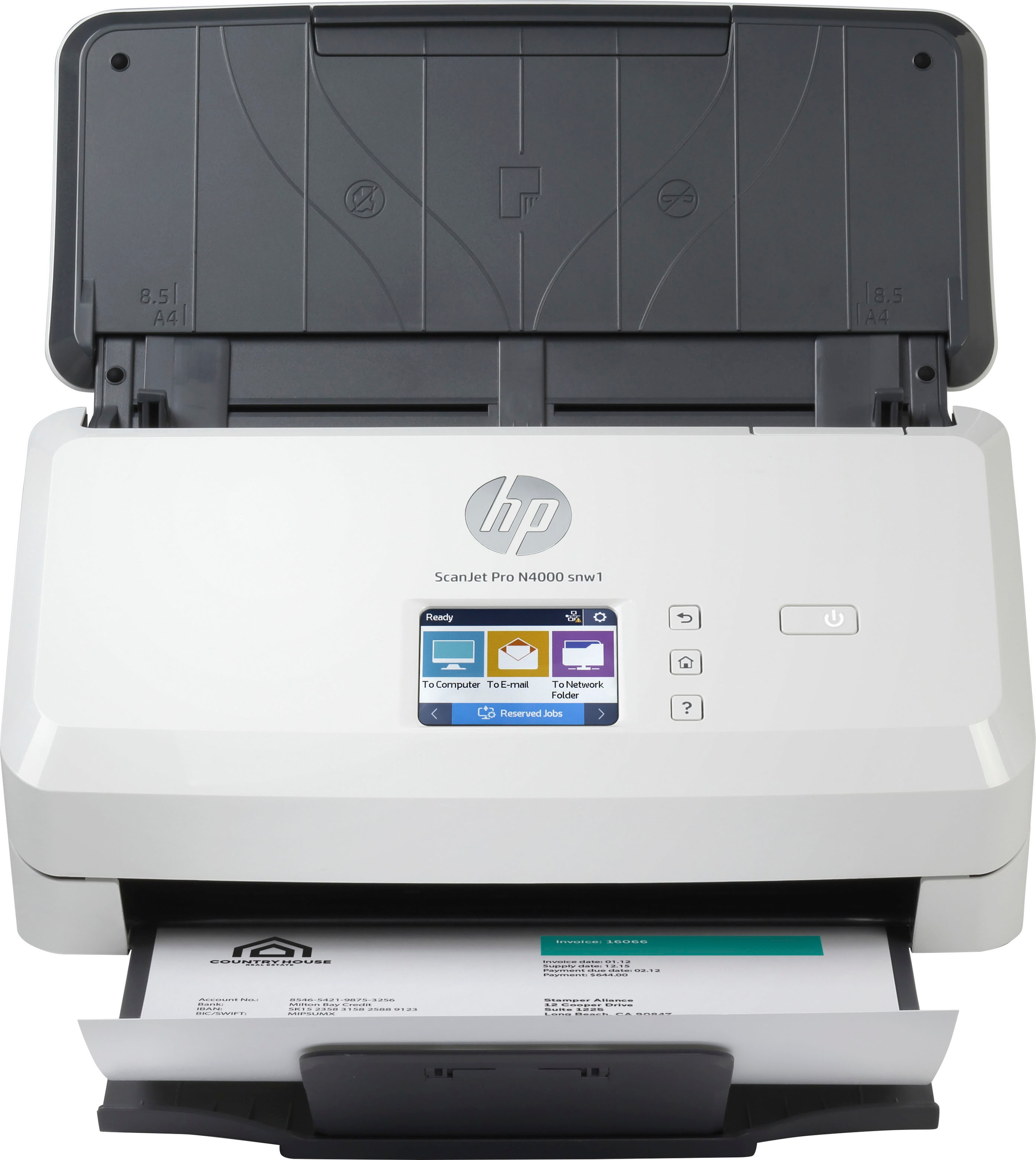 HP Einzugsscanner »ScanJet Pro N4000 snw1«