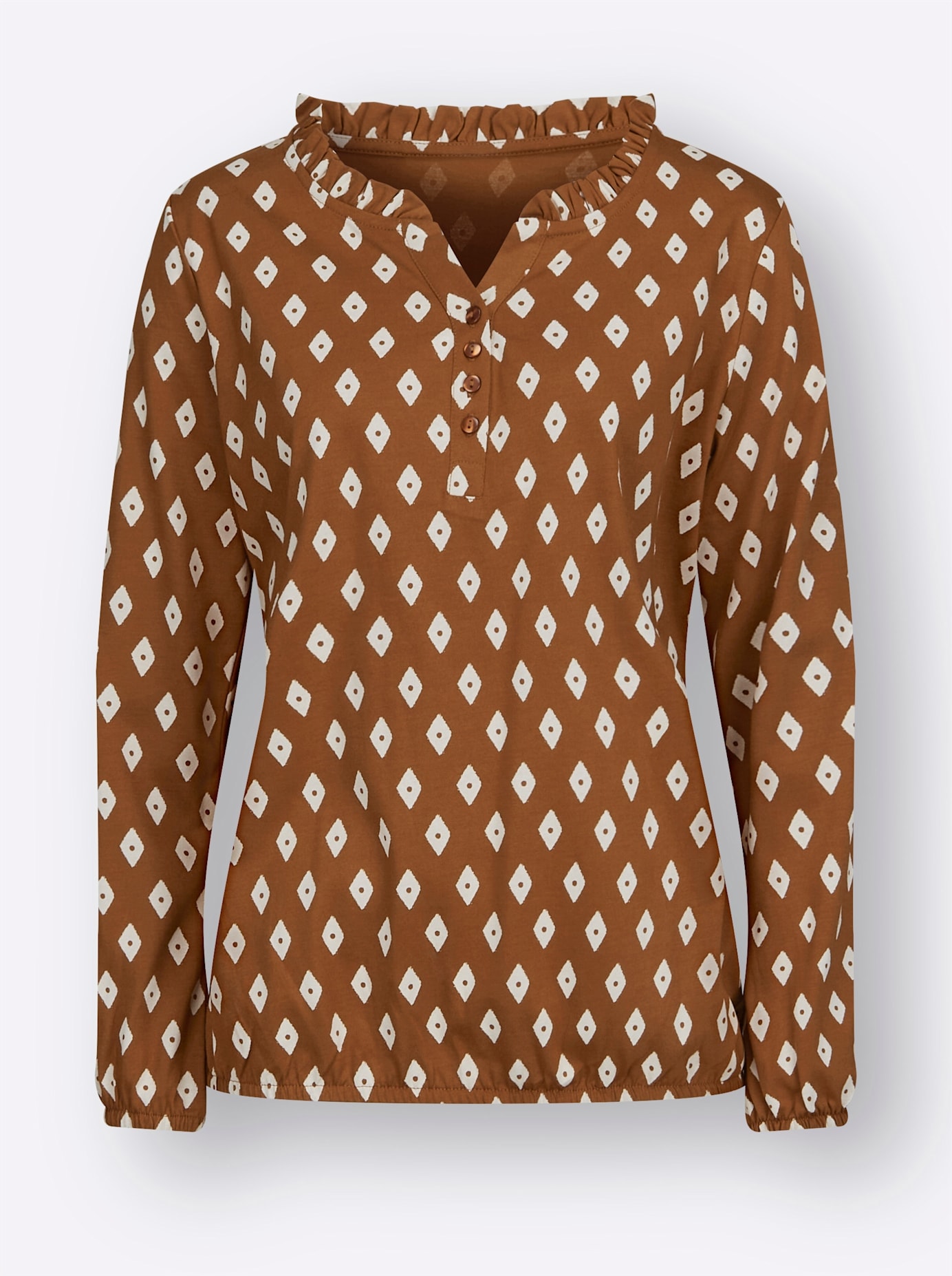 Inspirationen Langarmshirt »Druck-Shirt«, (1 tlg.)